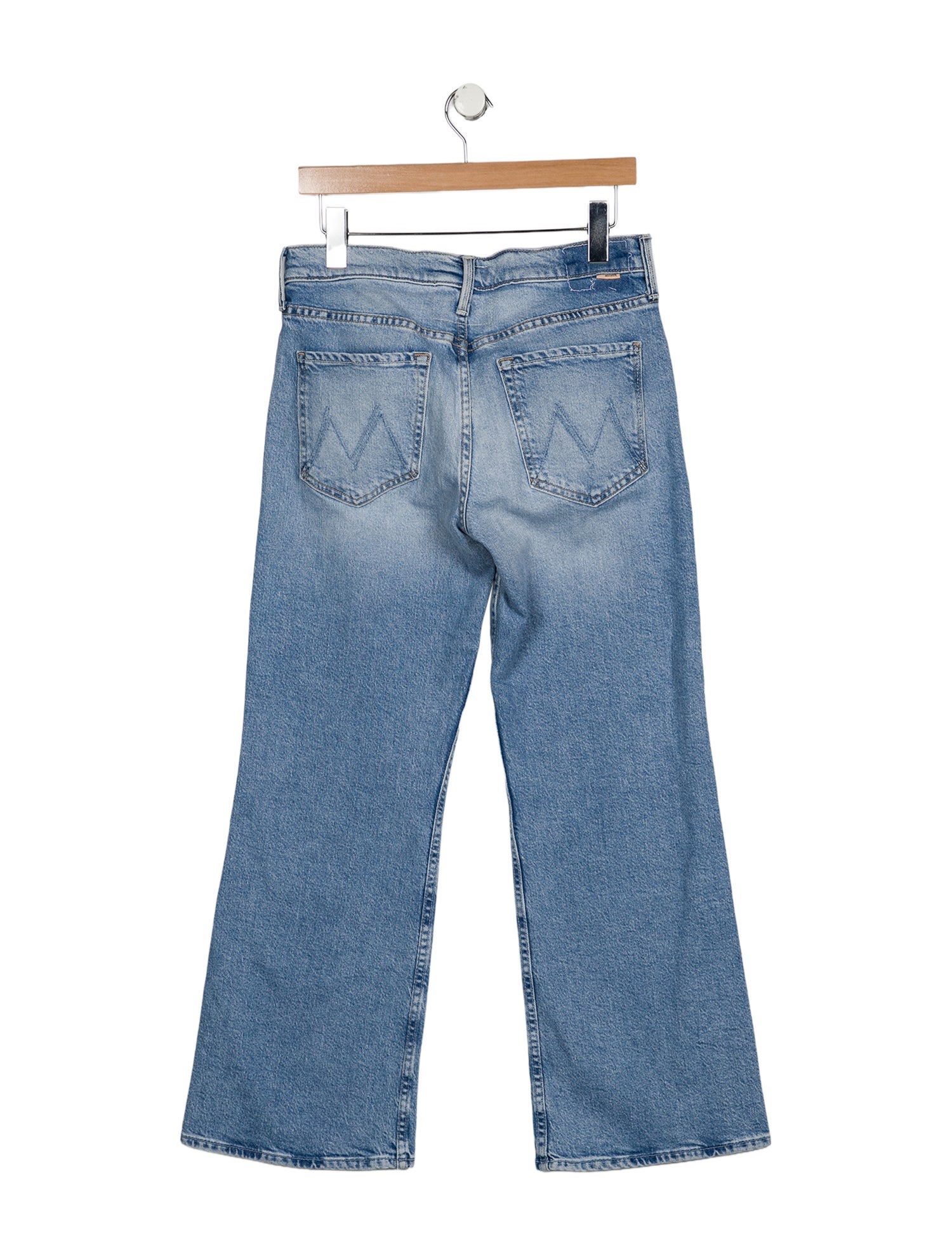 Mother Mid-Rise Wide Leg Jeans