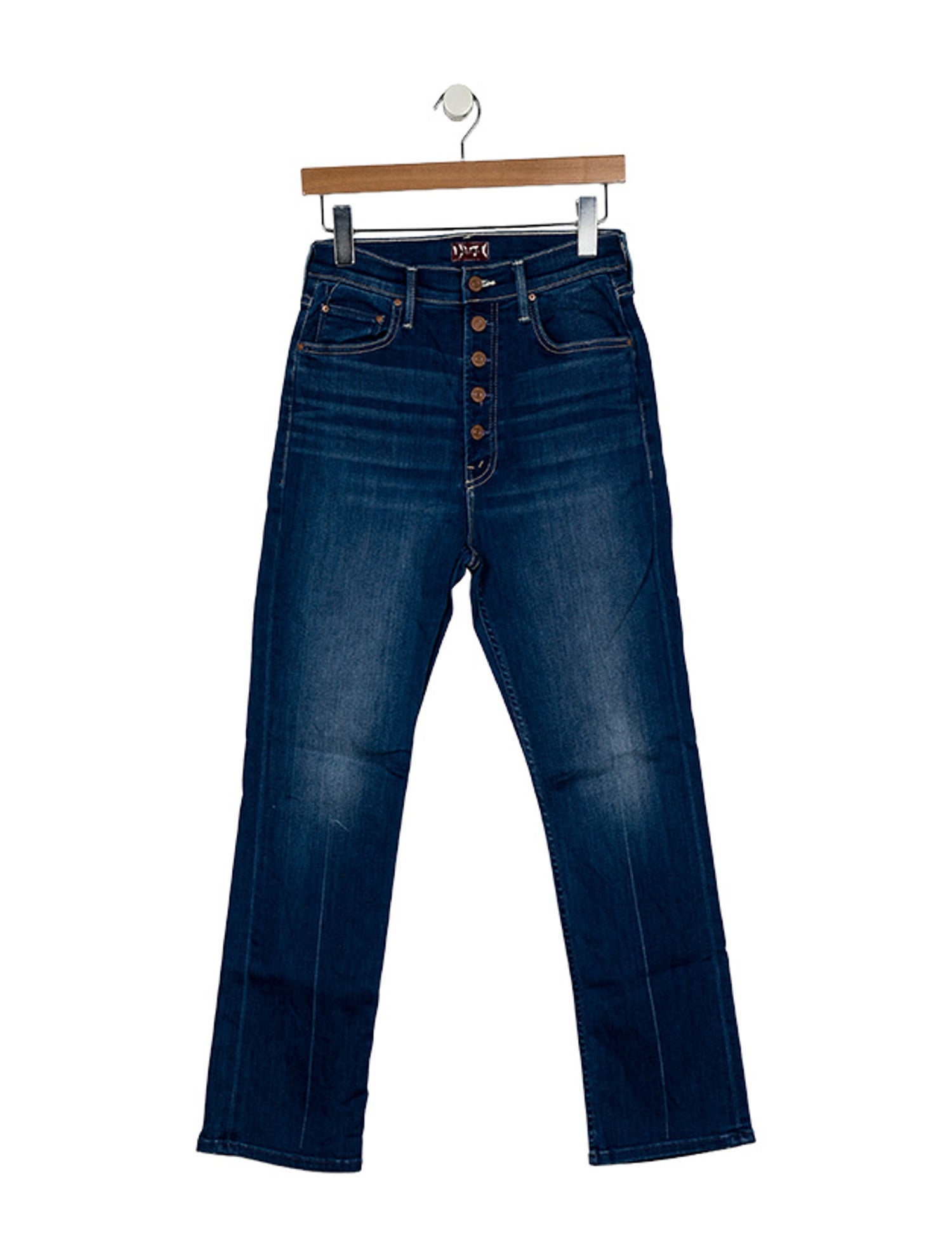 Mother High-Rise Straight Leg Jeans