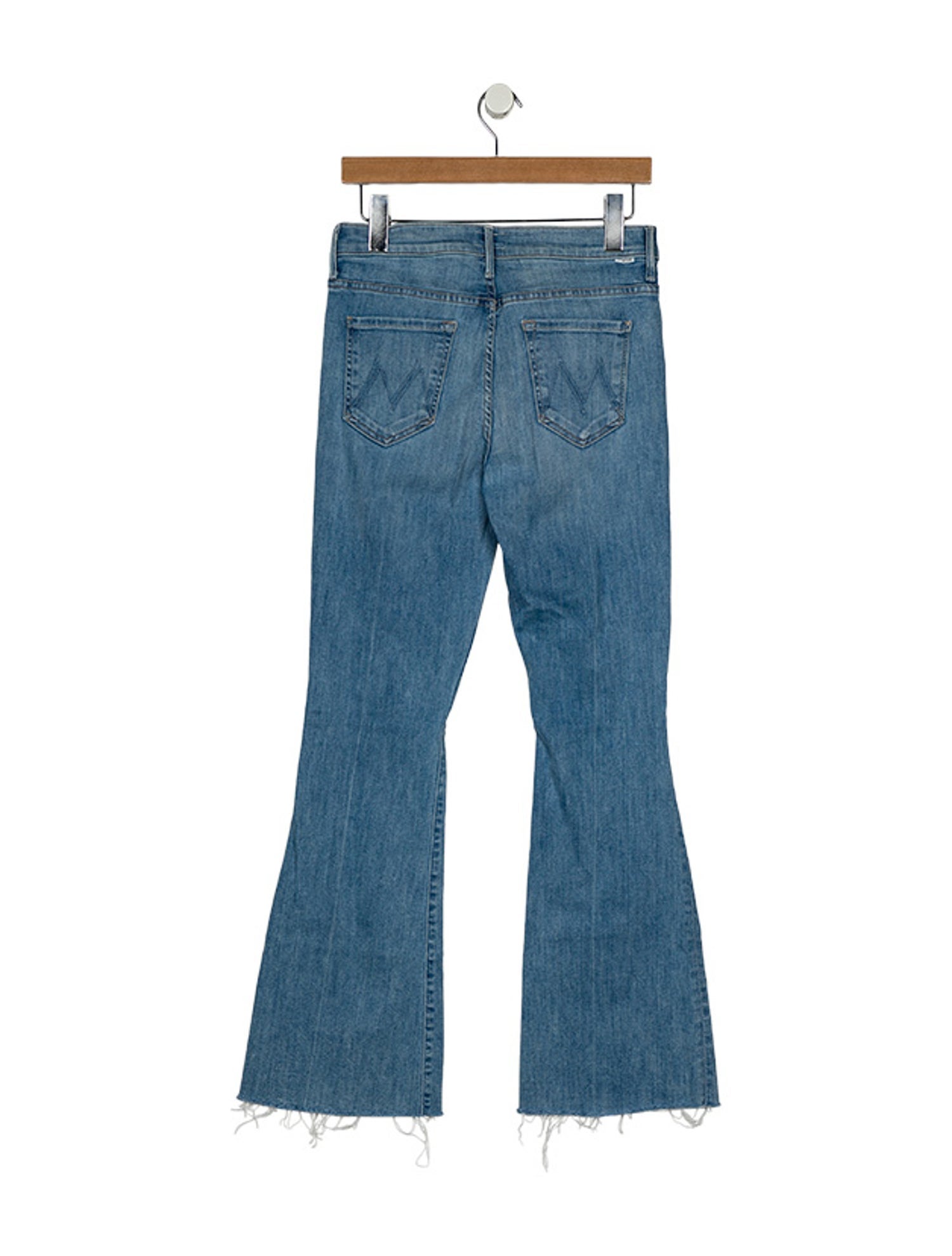 Mother Mid-Rise Wide Leg Jeans