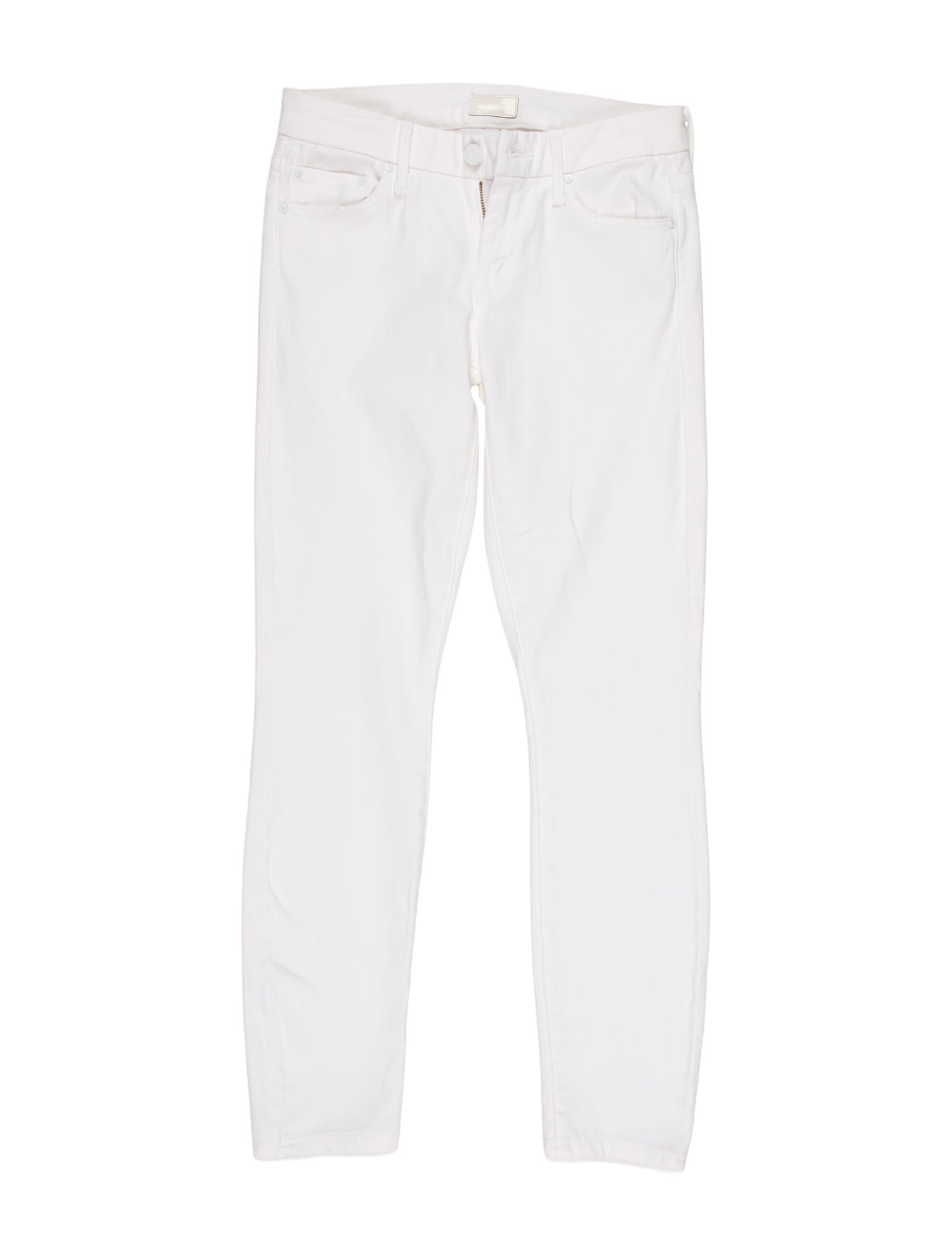 Mother Mid-Rise Skinny Leg Jeans