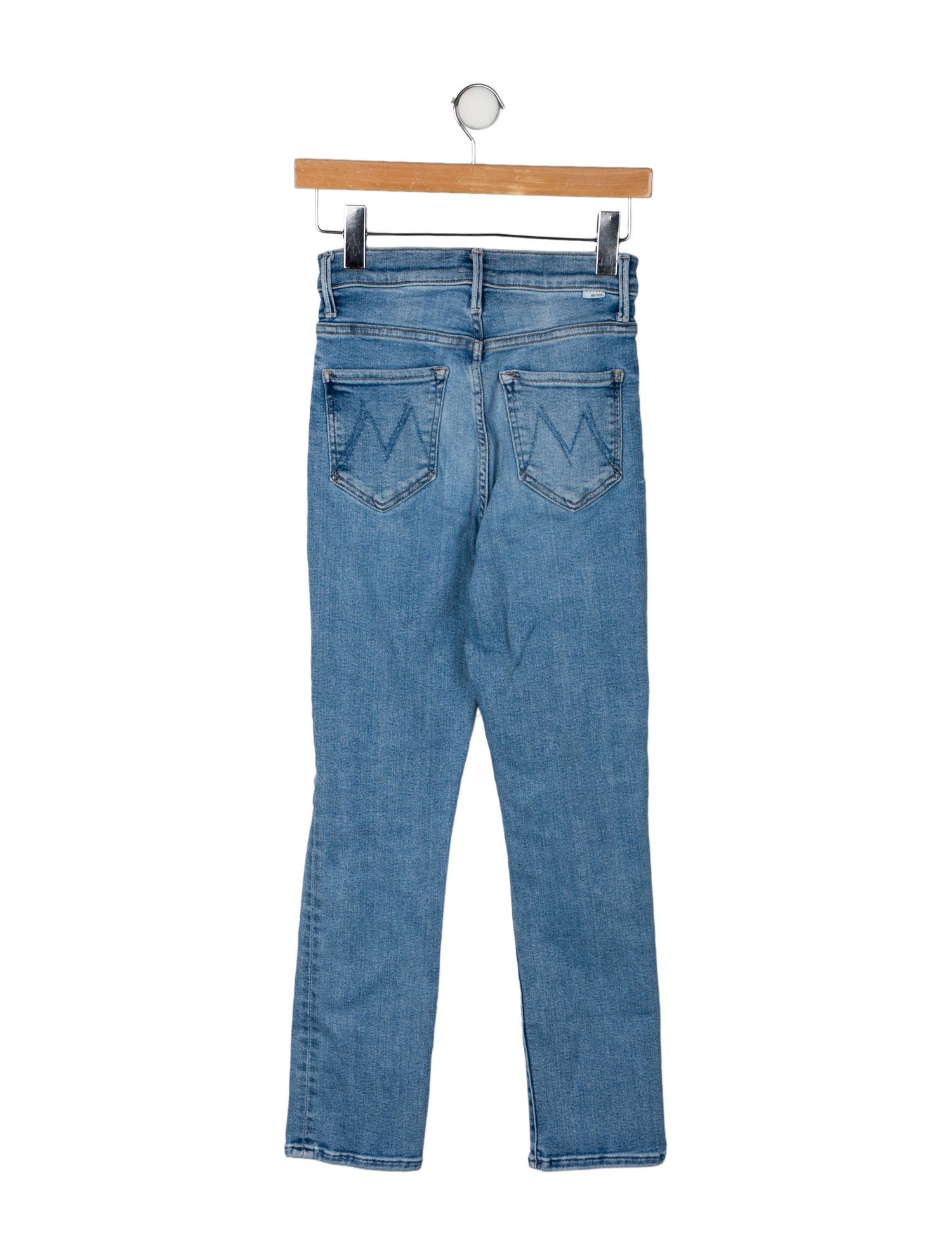 Mother High-Rise Straight Leg Jeans