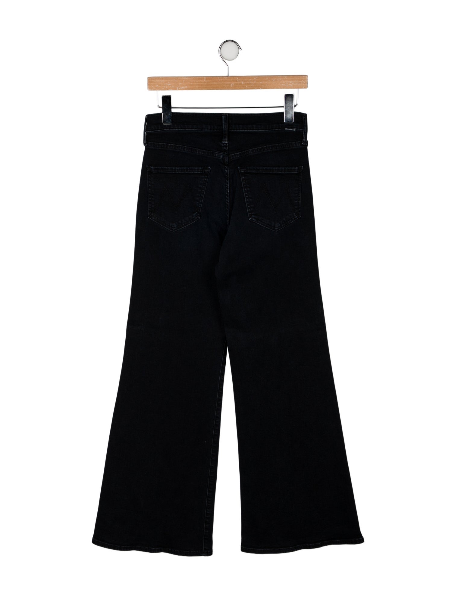 Mother Mid-Rise Wide Leg Jeans