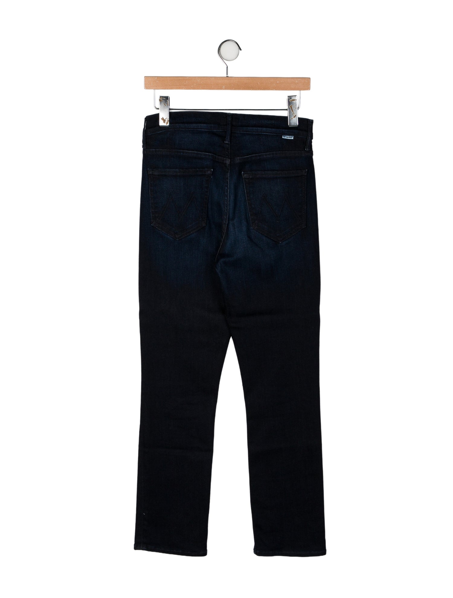Mother Mid-Rise Straight Leg Jeans