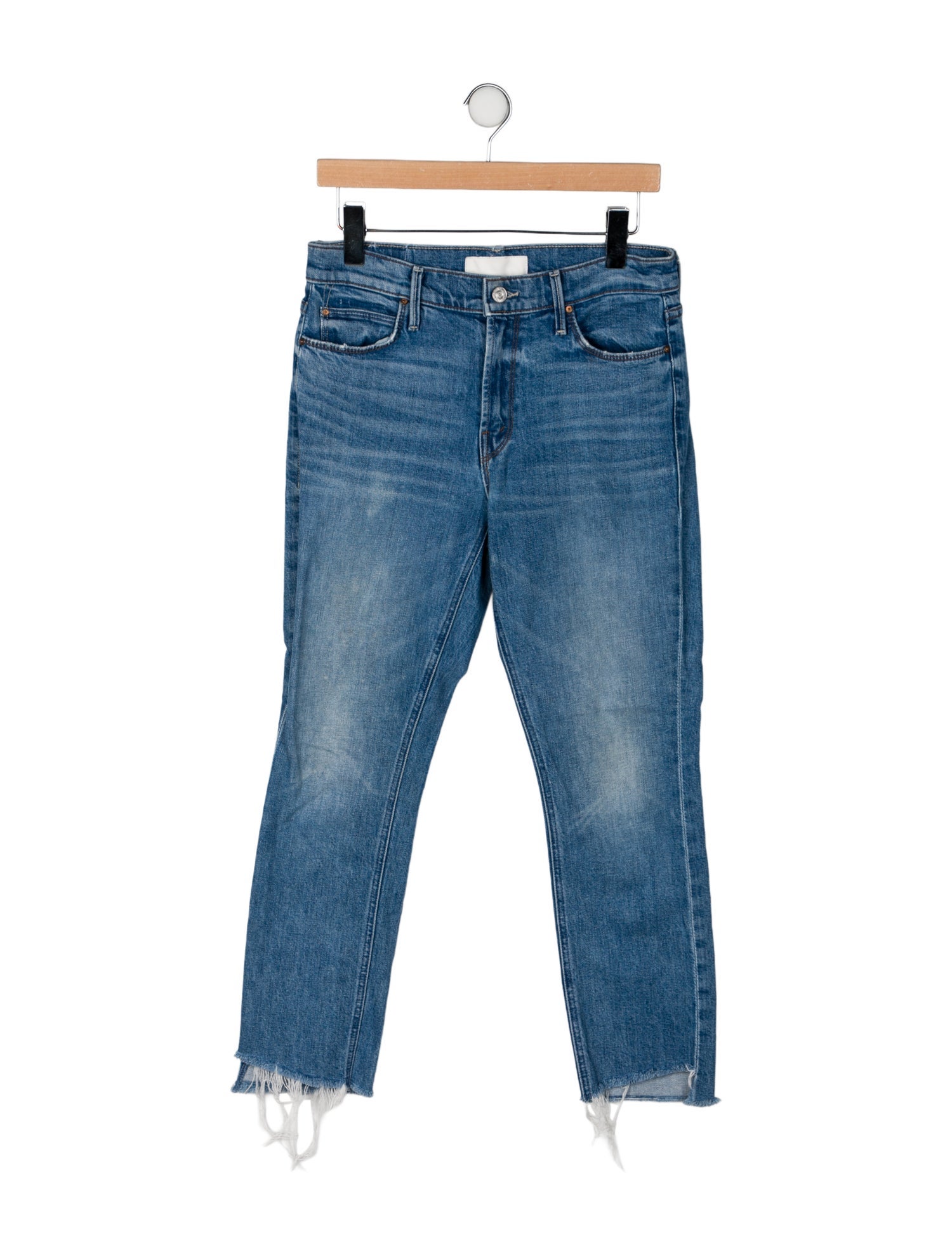 Mother Mid-Rise Skinny Leg Jeans