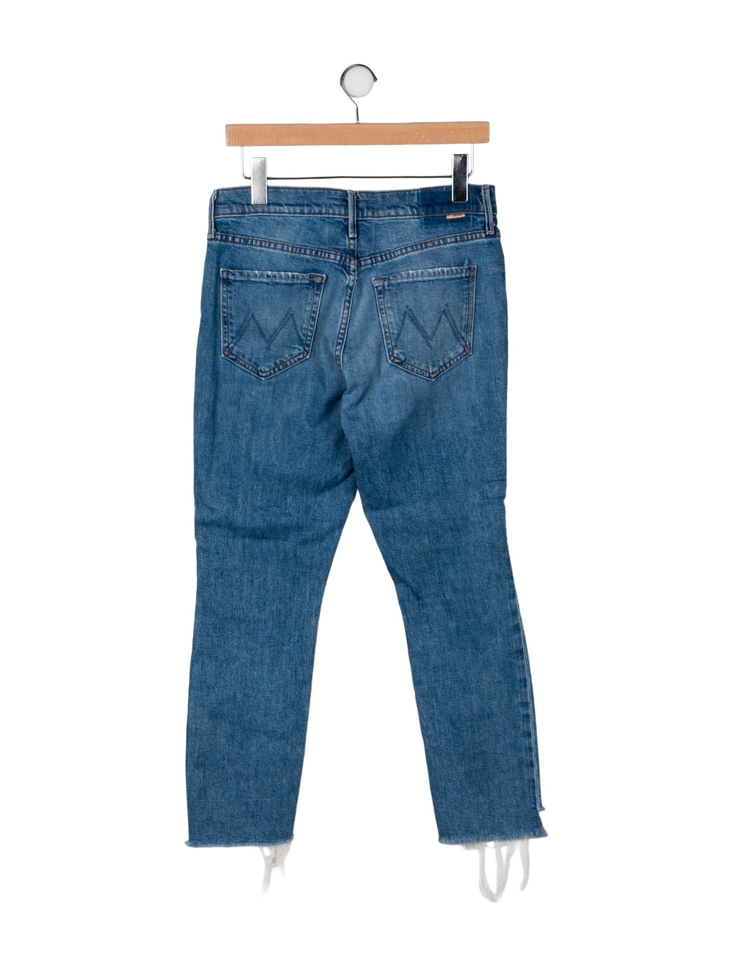 Mother Mid-Rise Skinny Leg Jeans