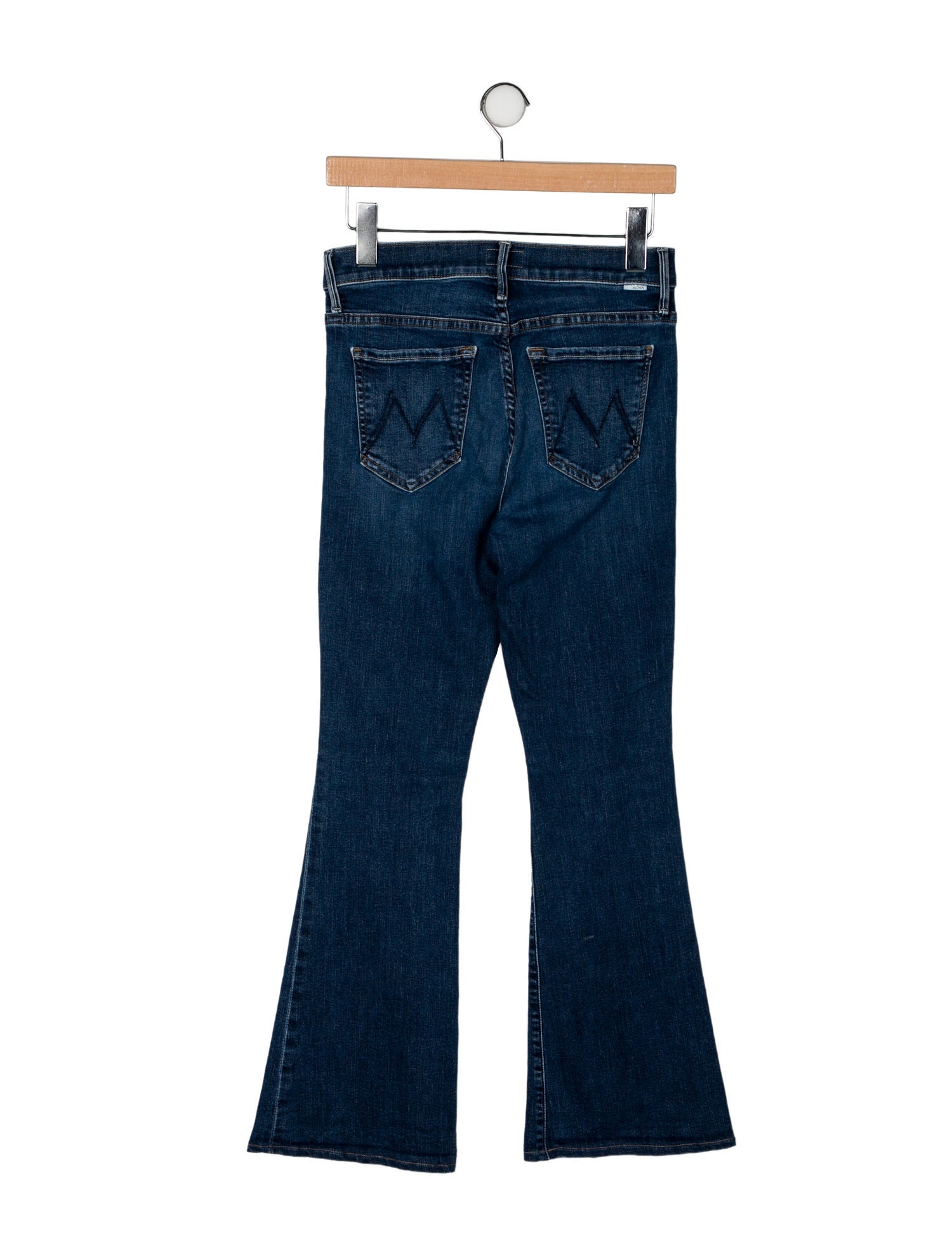 Mother Mid-Rise Wide Leg Jeans