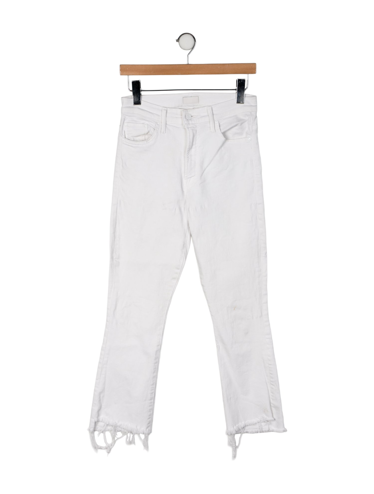 Mother Mid-Rise Straight Leg Jeans