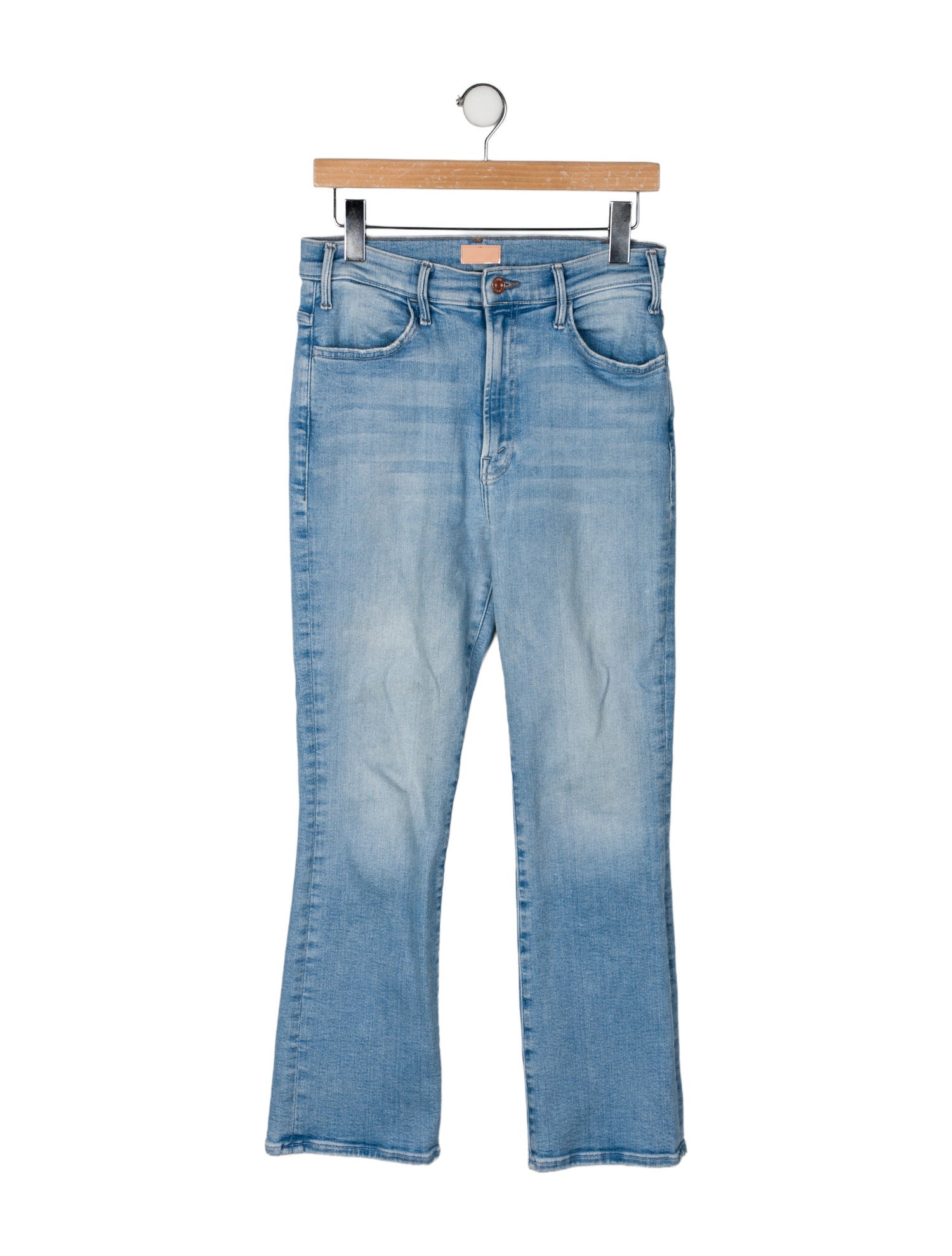 Mother High-Rise Straight Leg Jeans