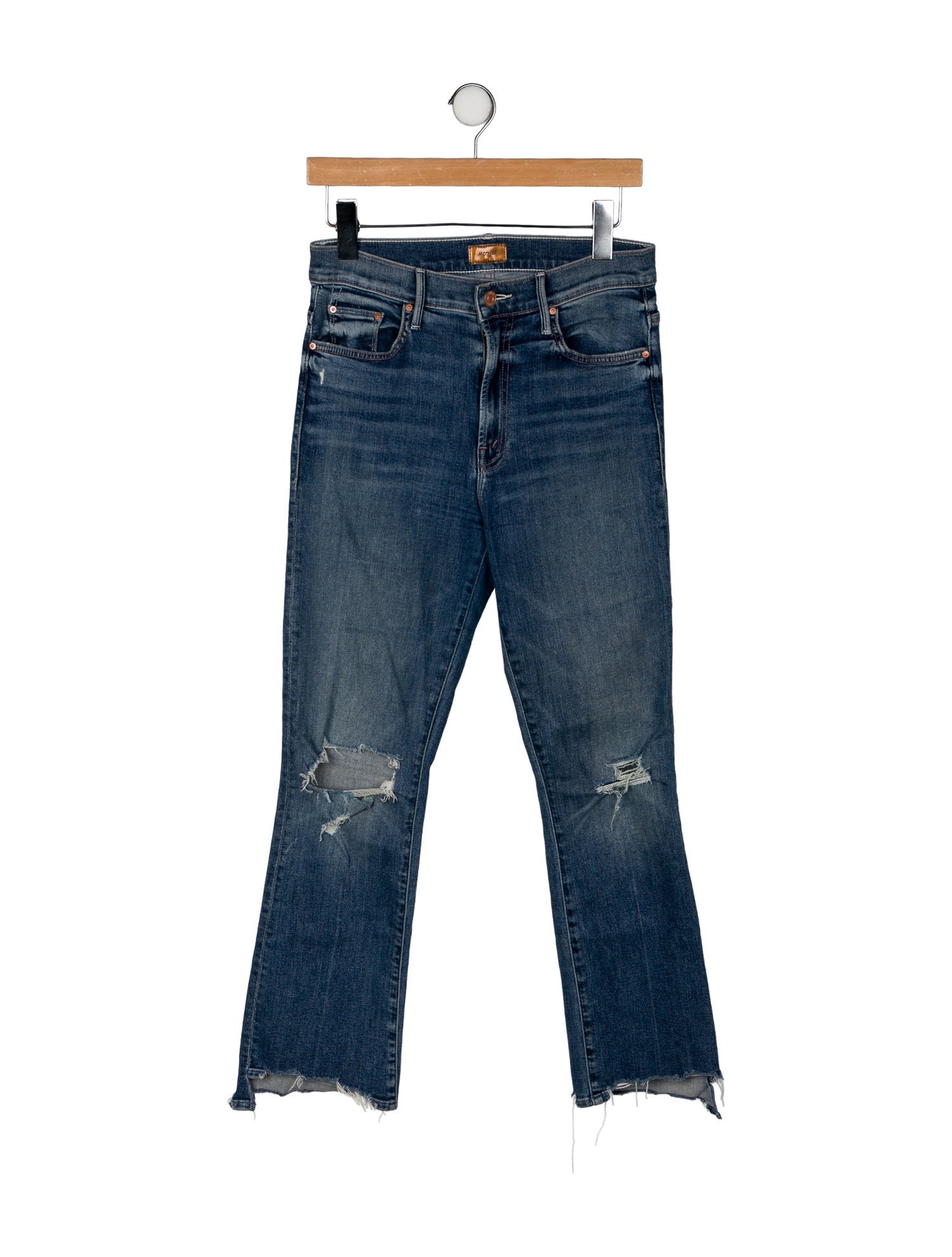 Mother High-Rise Straight Leg Jeans