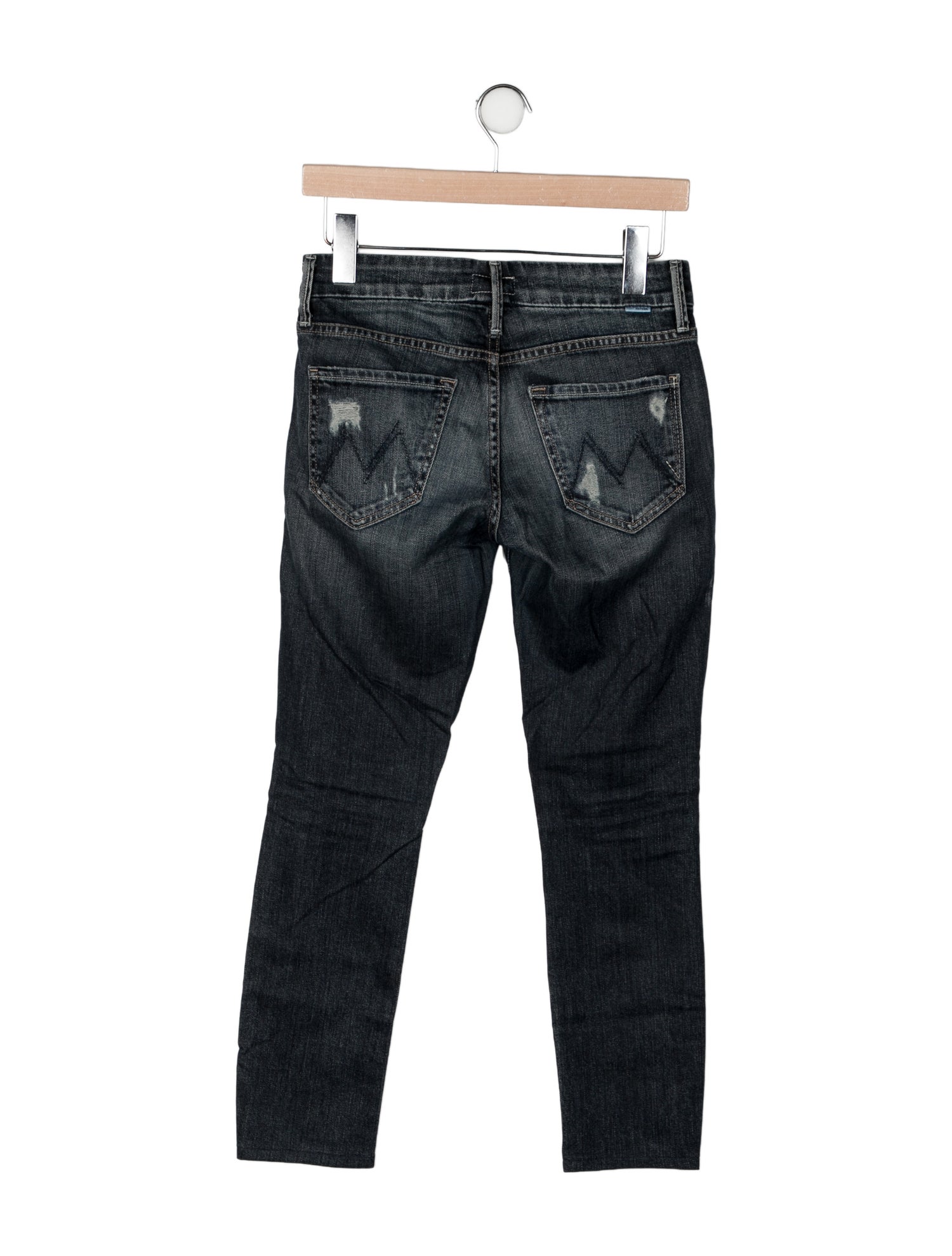 Mother Low-Rise Skinny Leg Jeans