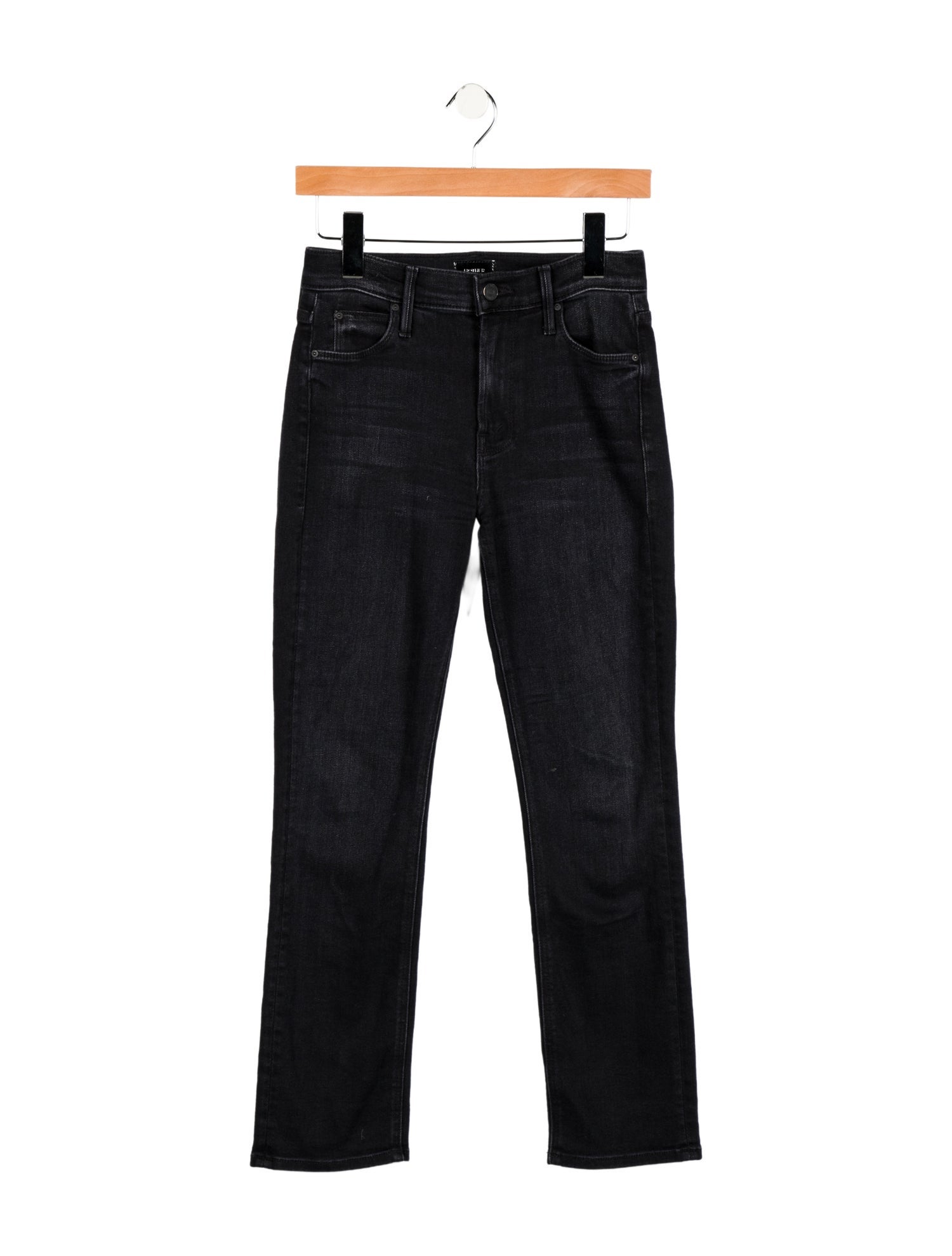 Mother Low-Rise Straight Leg Jeans