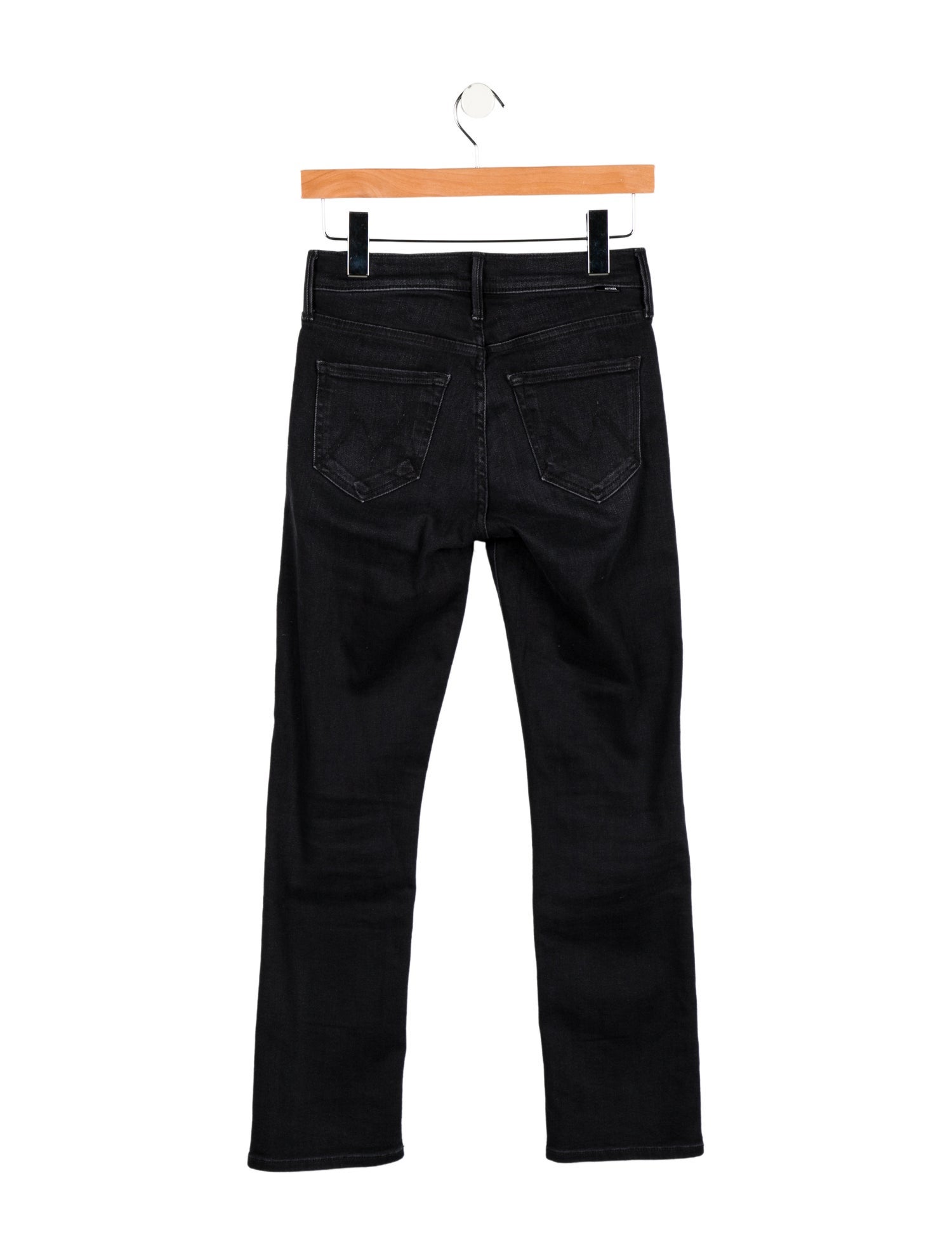 Mother Low-Rise Straight Leg Jeans