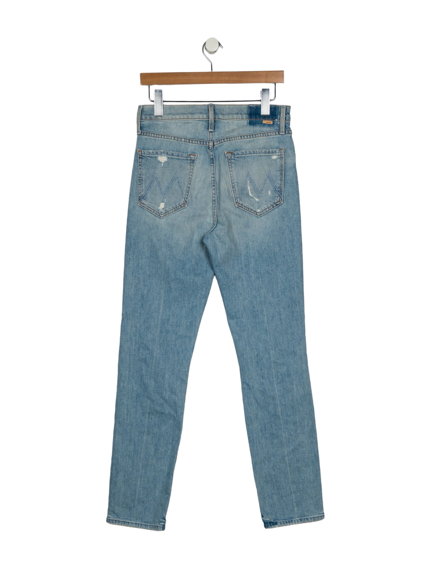 Mother High-Rise Straight Leg Jeans