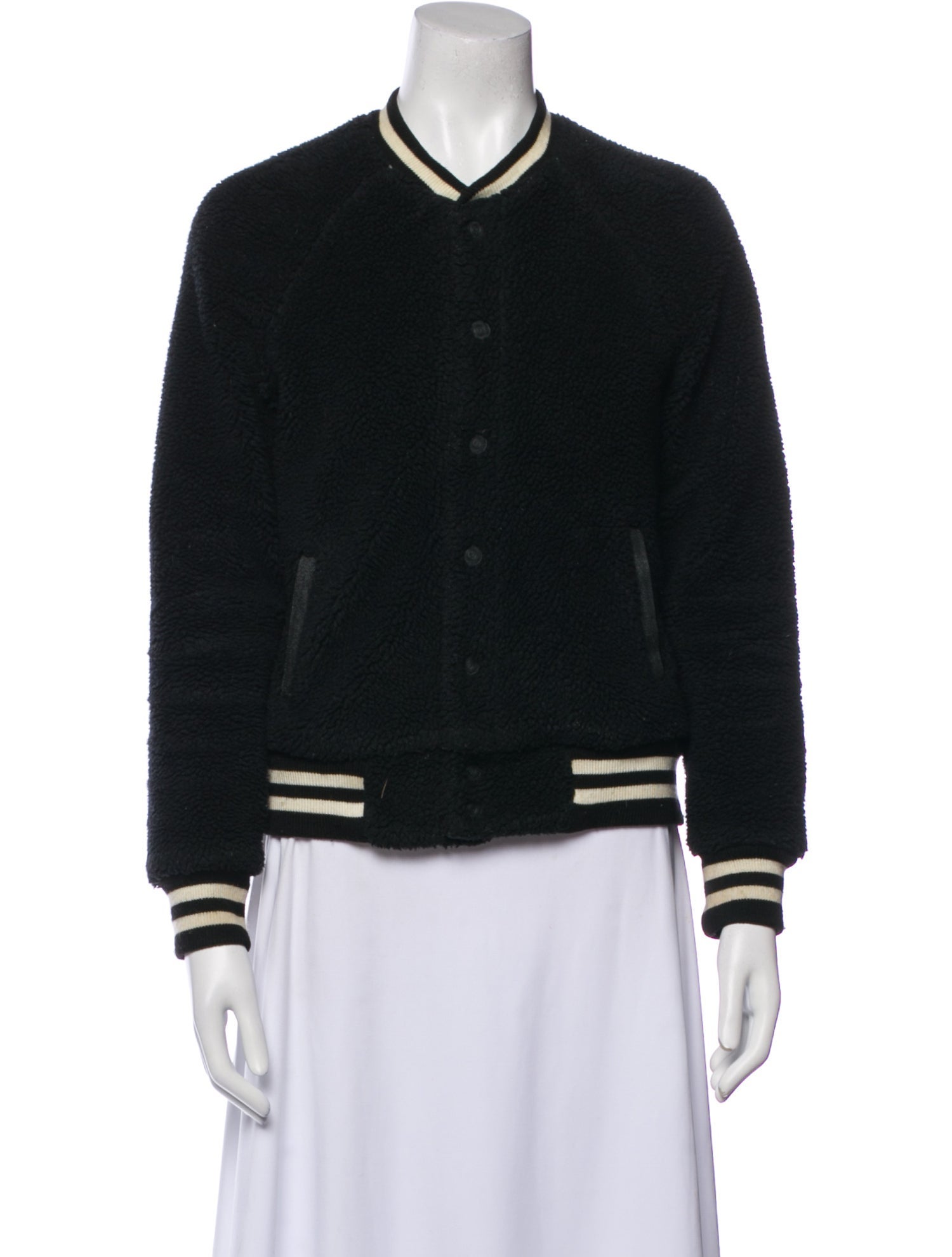 Mother Colorblock Pattern Bomber Jacket