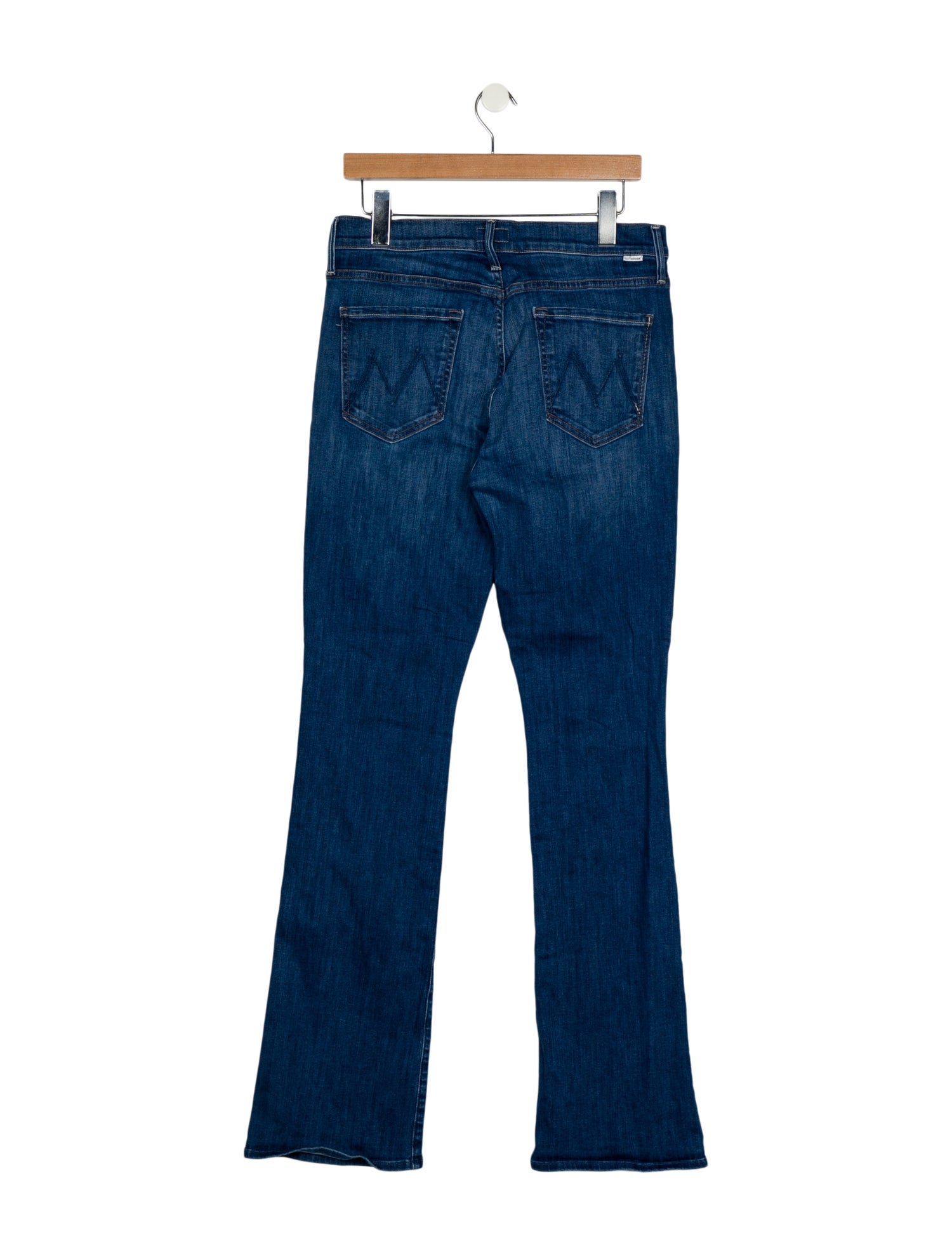 Mother Mid-Rise Wide Leg Jeans