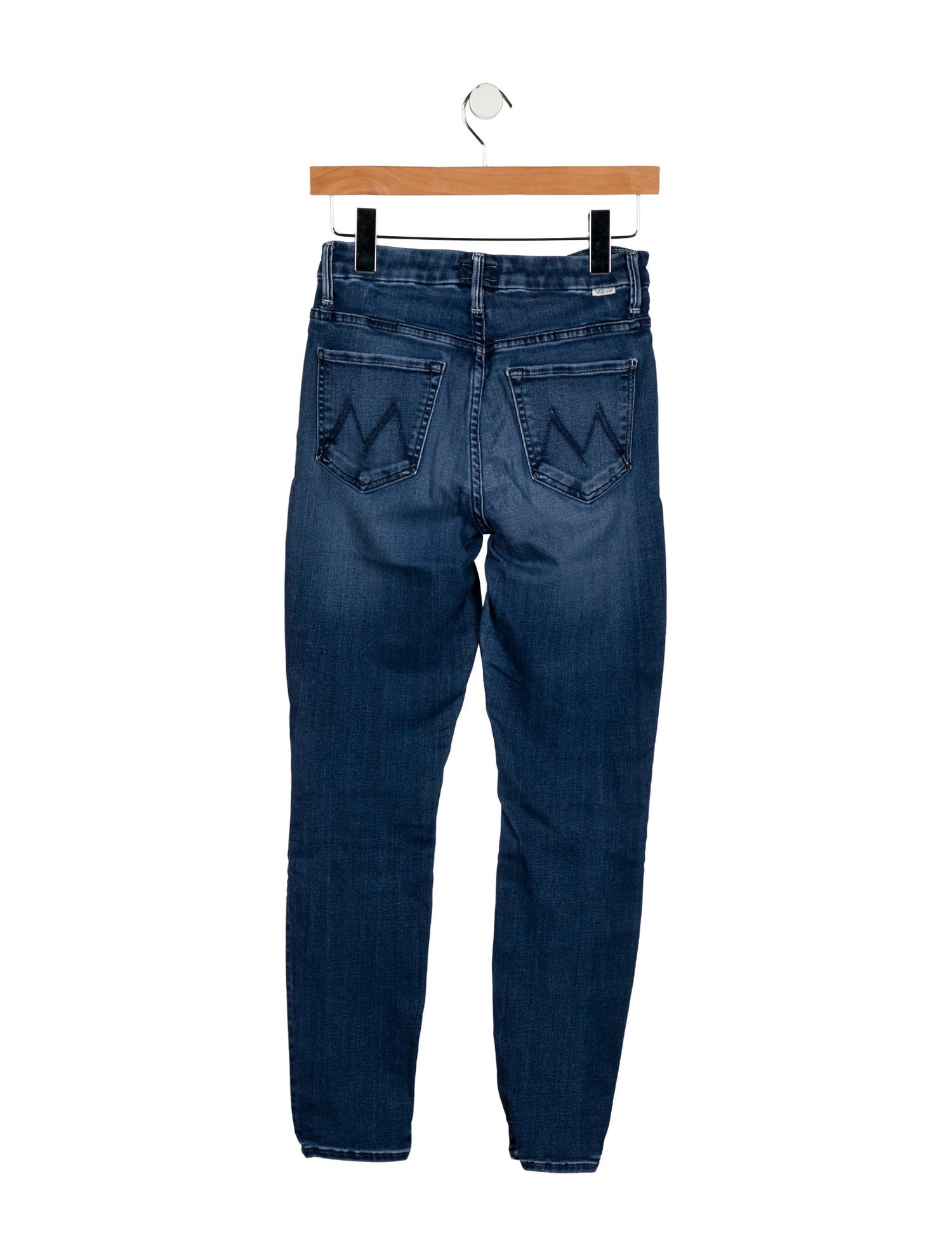 Mother Mid-Rise Skinny Leg Jeans