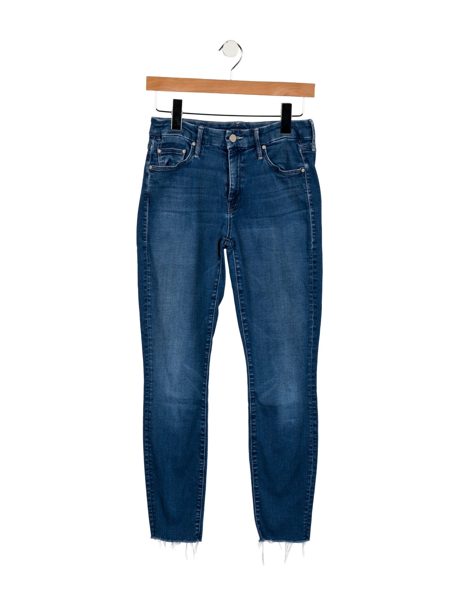 Mother Mid-Rise Skinny Leg Jeans