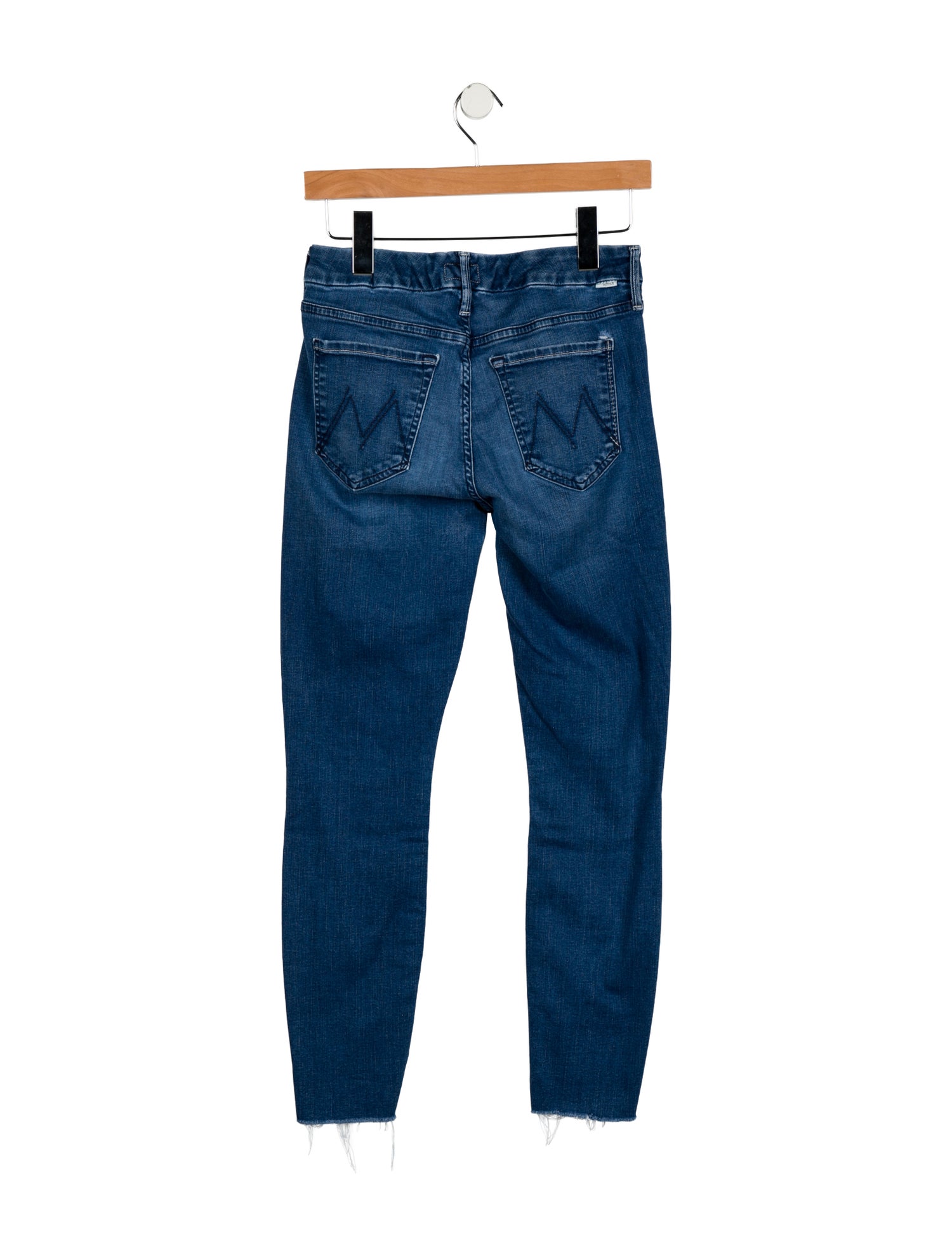 Mother Mid-Rise Skinny Leg Jeans