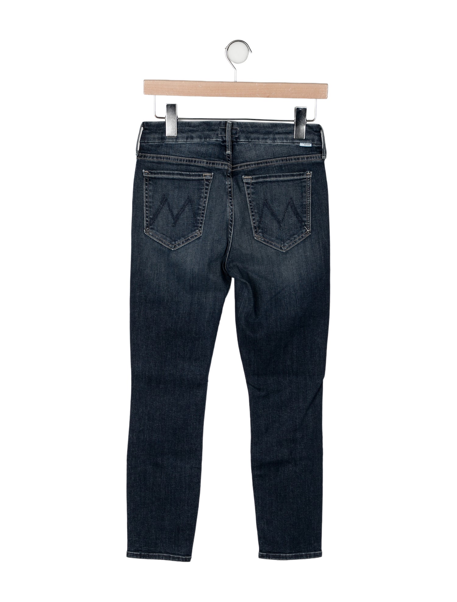 Mother Mid-Rise Skinny Leg Jeans