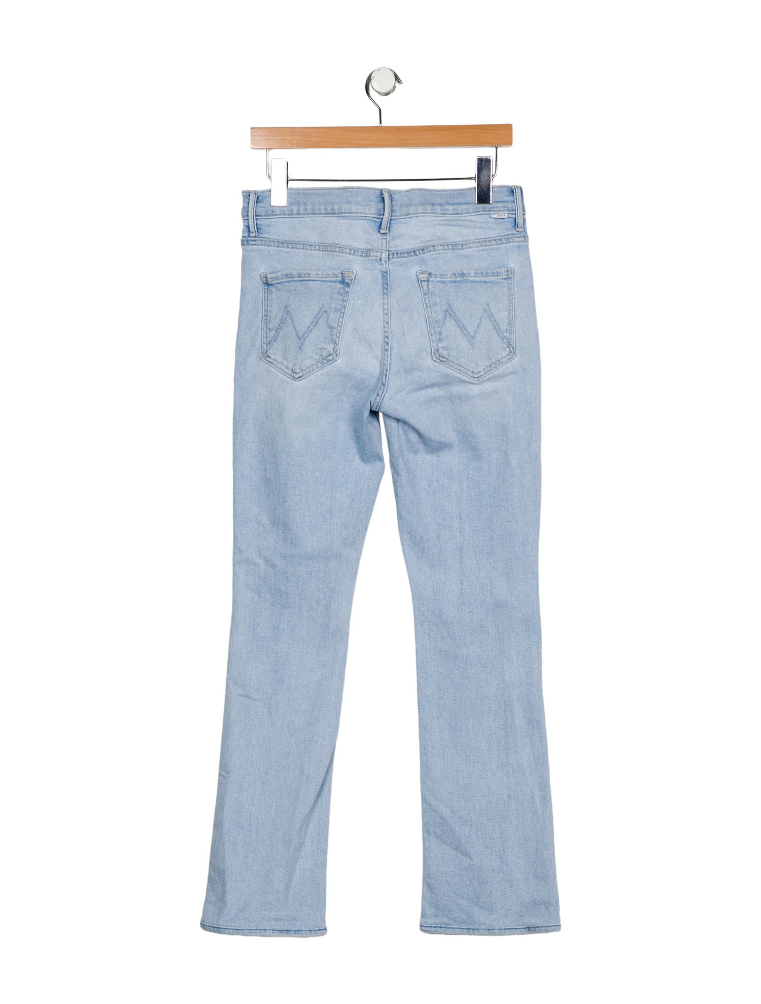 Mother Mid-Rise Straight Leg Jeans