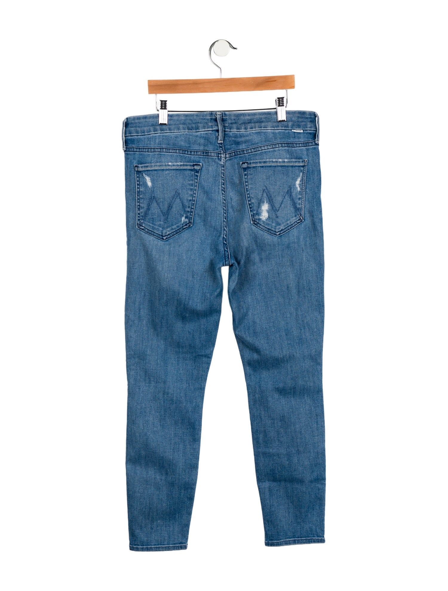 Mother Mid-Rise Skinny Leg Jeans