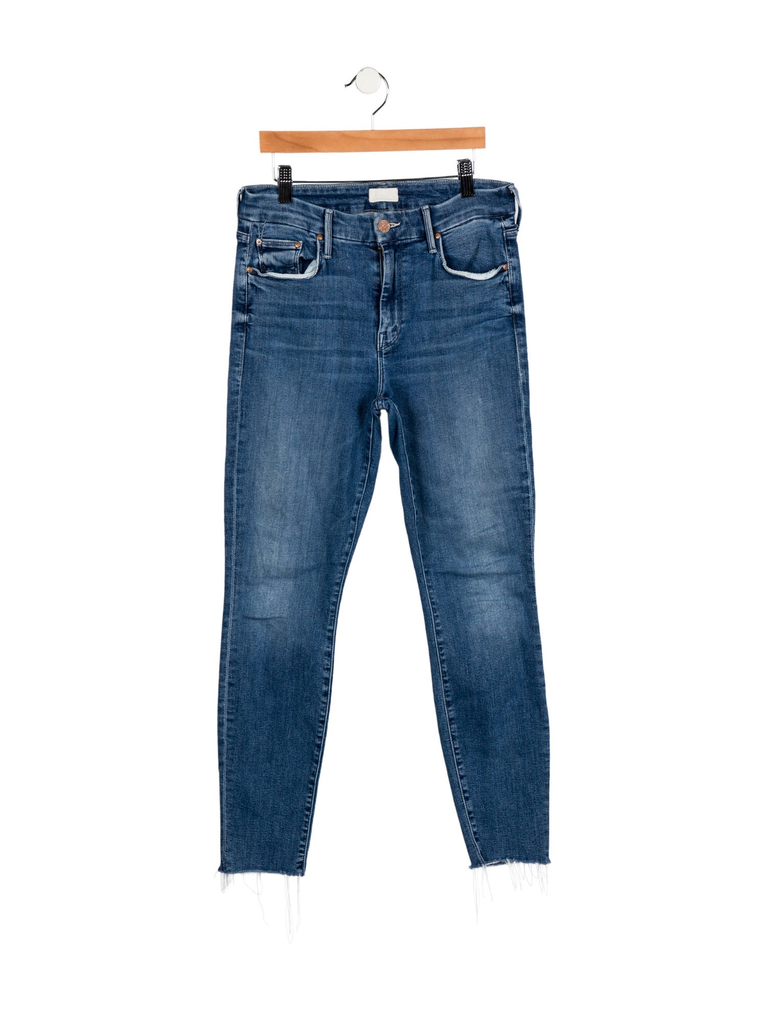 Mother Mid-Rise Skinny Leg Jeans