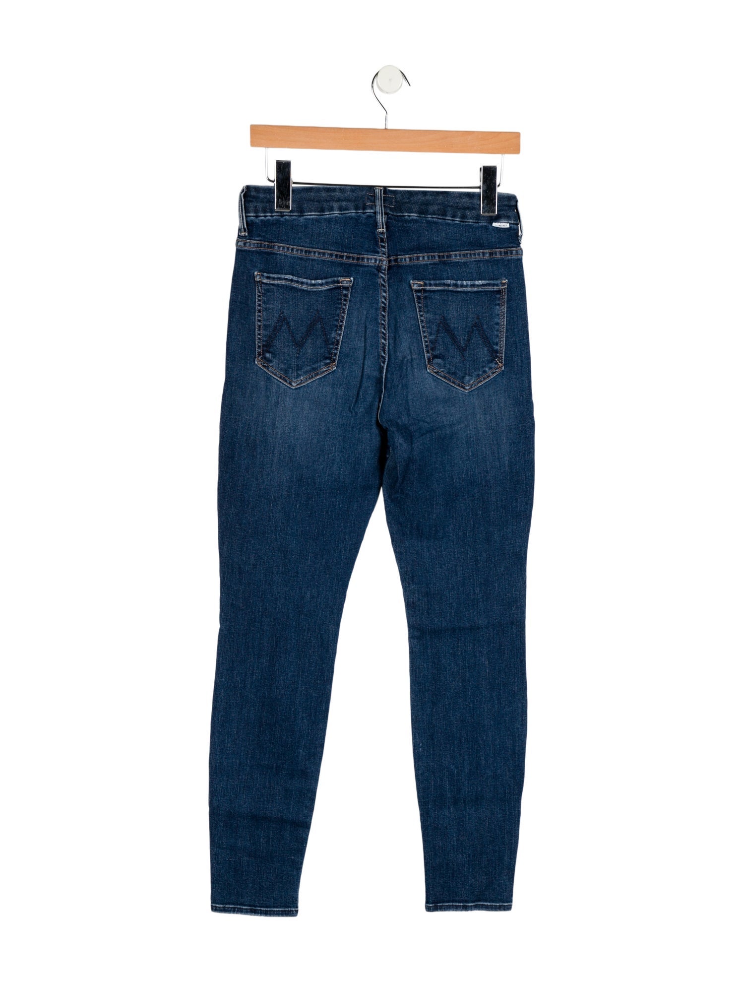 Mother Mid-Rise Skinny Leg Jeans