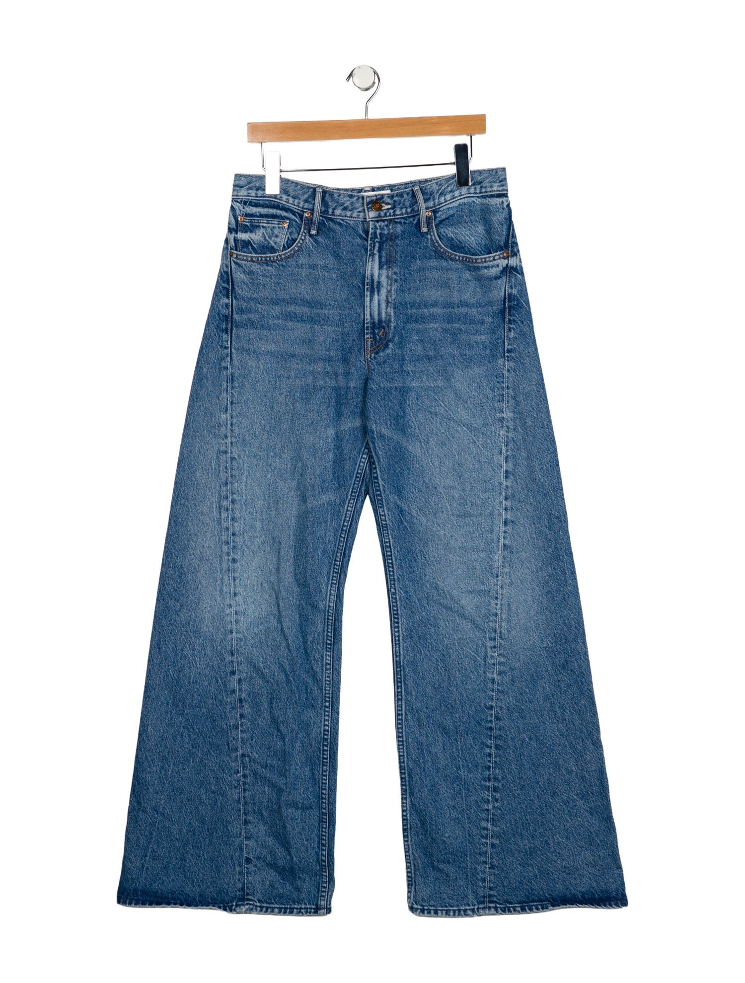 Mother High-Rise Wide Leg Jeans