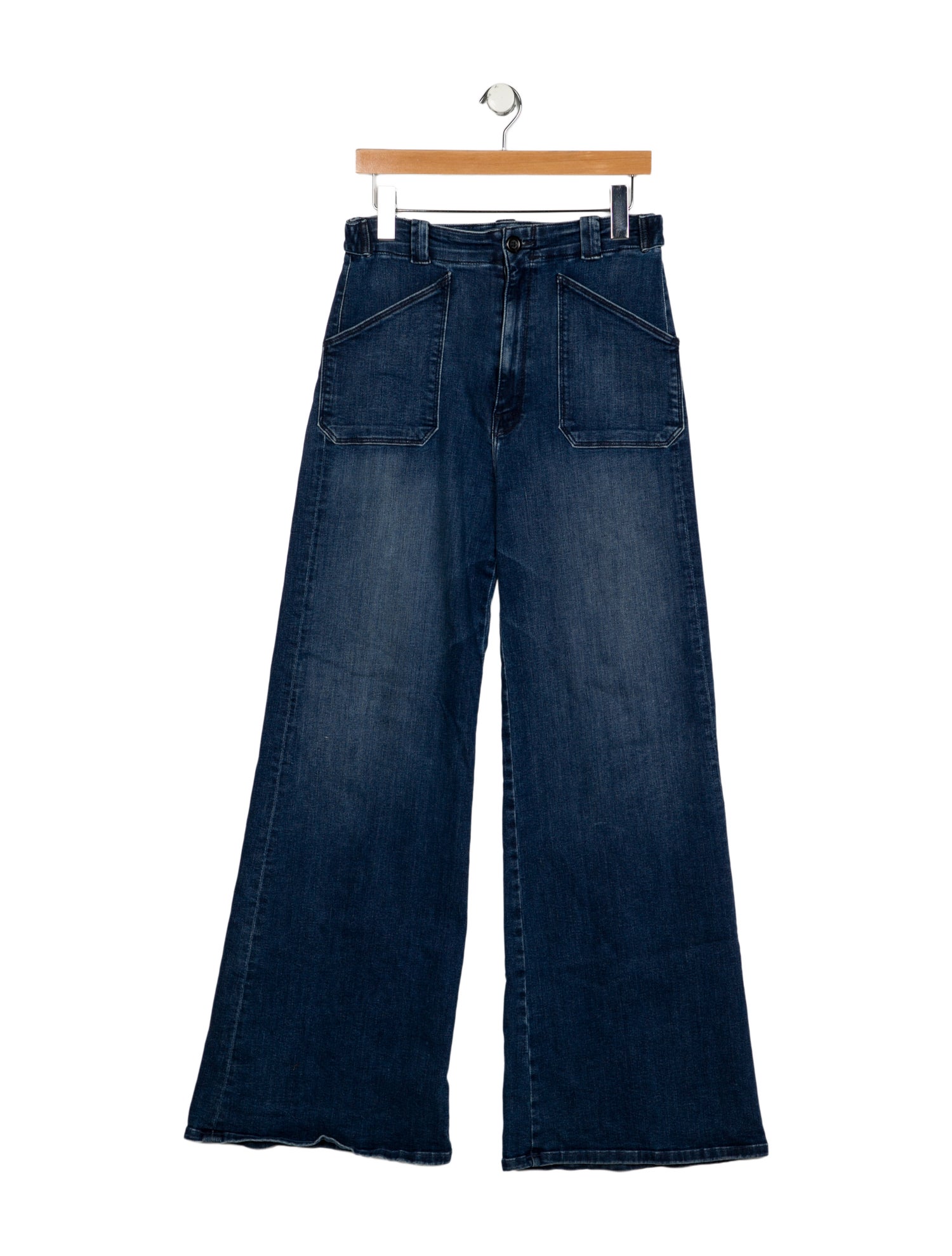 Mother High-Rise Wide Leg Jeans