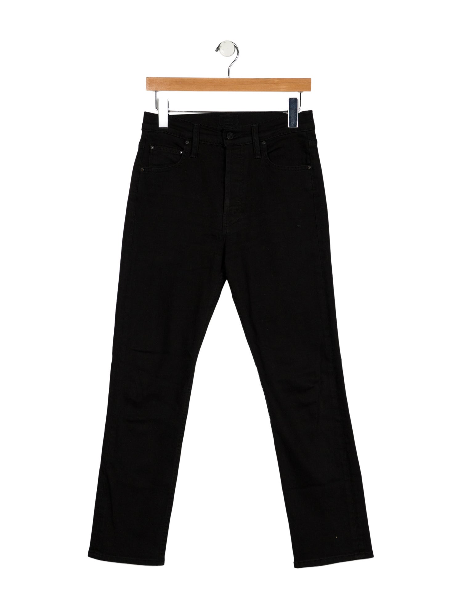 Mother Mid-Rise Straight Leg Jeans