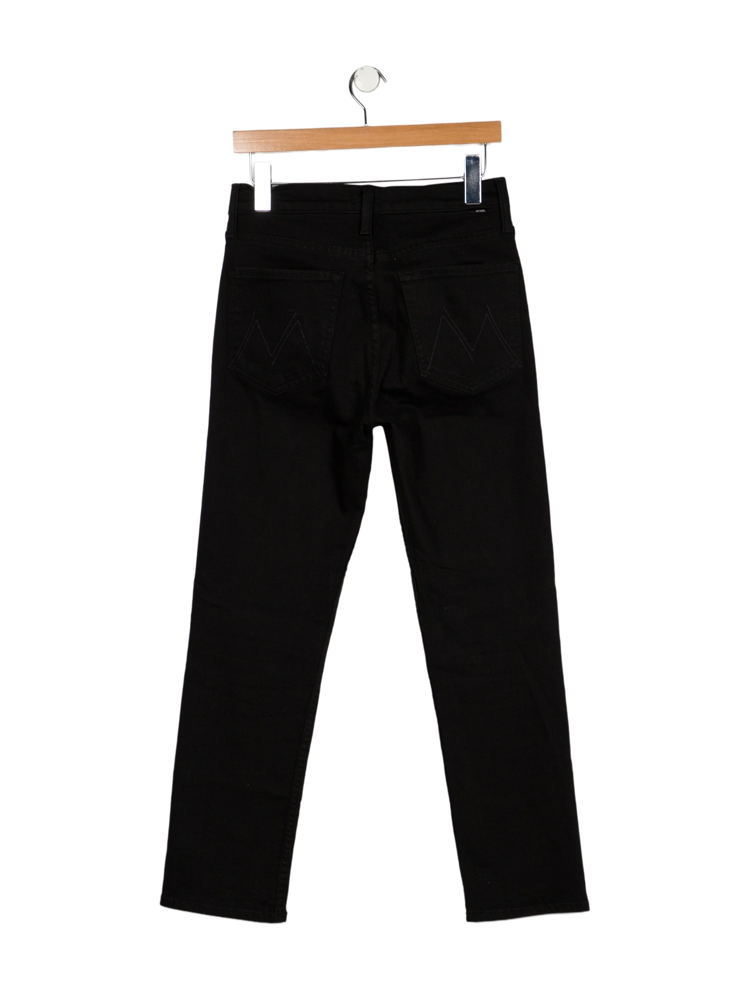Mother Mid-Rise Straight Leg Jeans