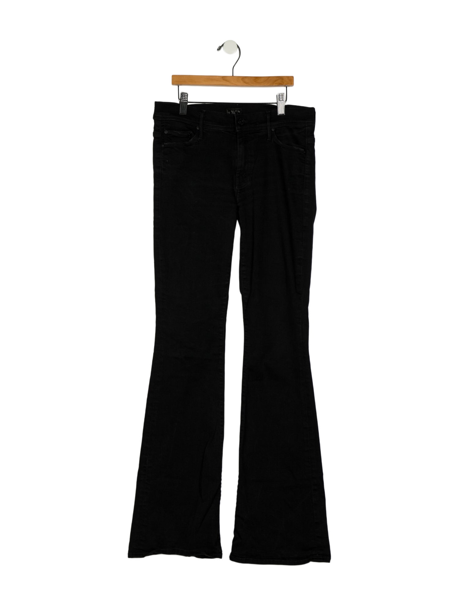 Mother Mid-Rise Wide Leg Jeans