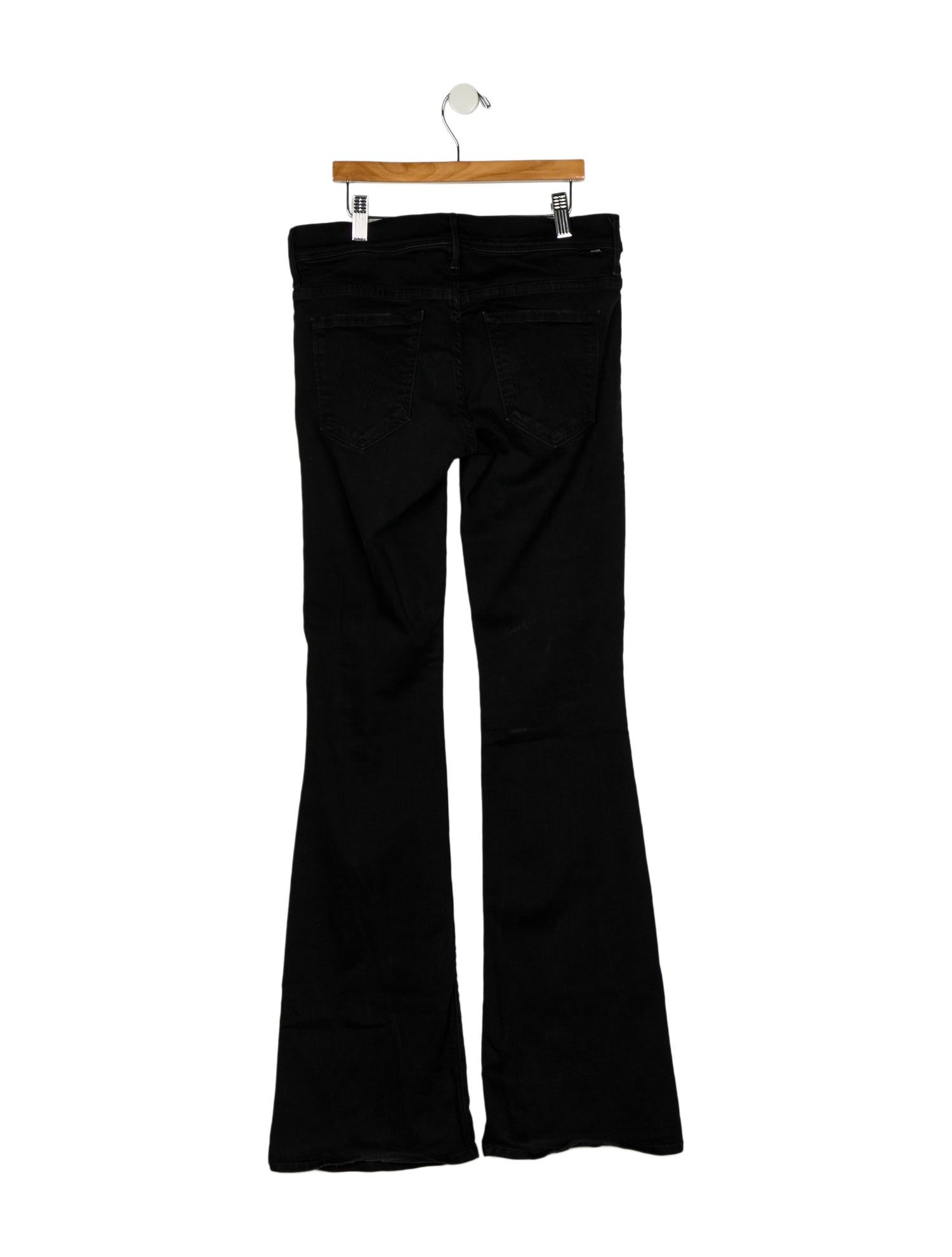 Mother Mid-Rise Wide Leg Jeans