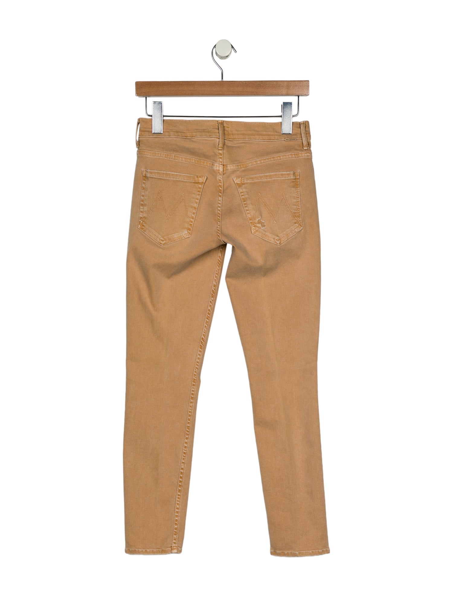 Mother Mid-Rise Skinny Leg Jeans