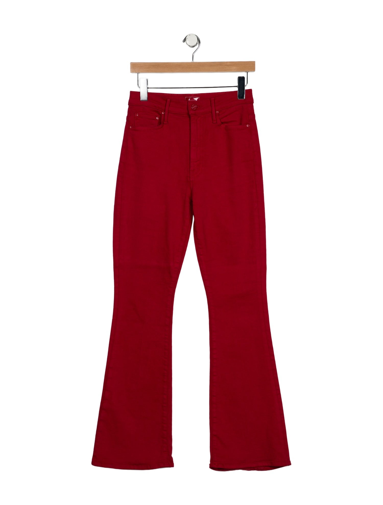 Mother Mid-Rise Wide Leg Jeans