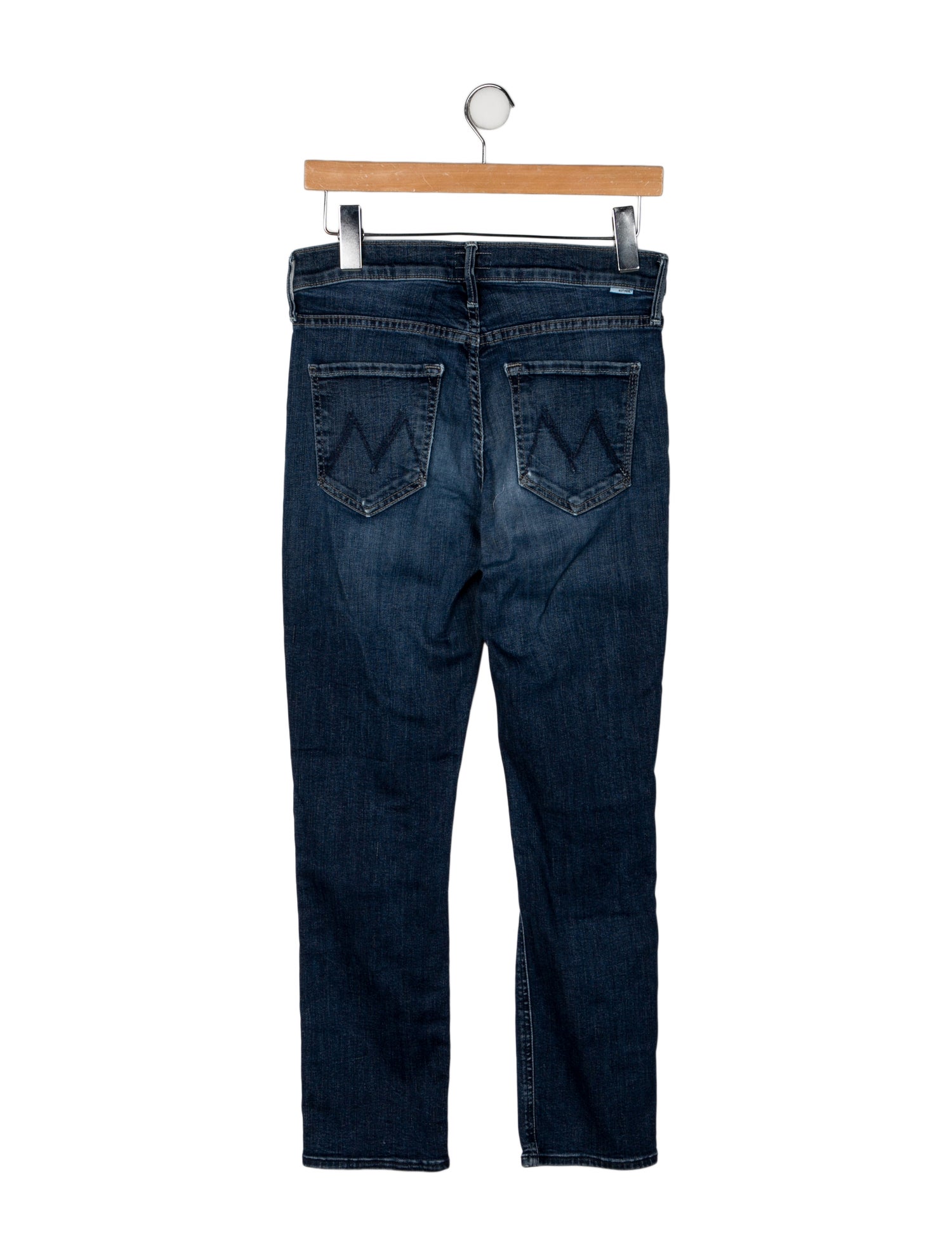Mother Low-Rise Straight Leg Jeans