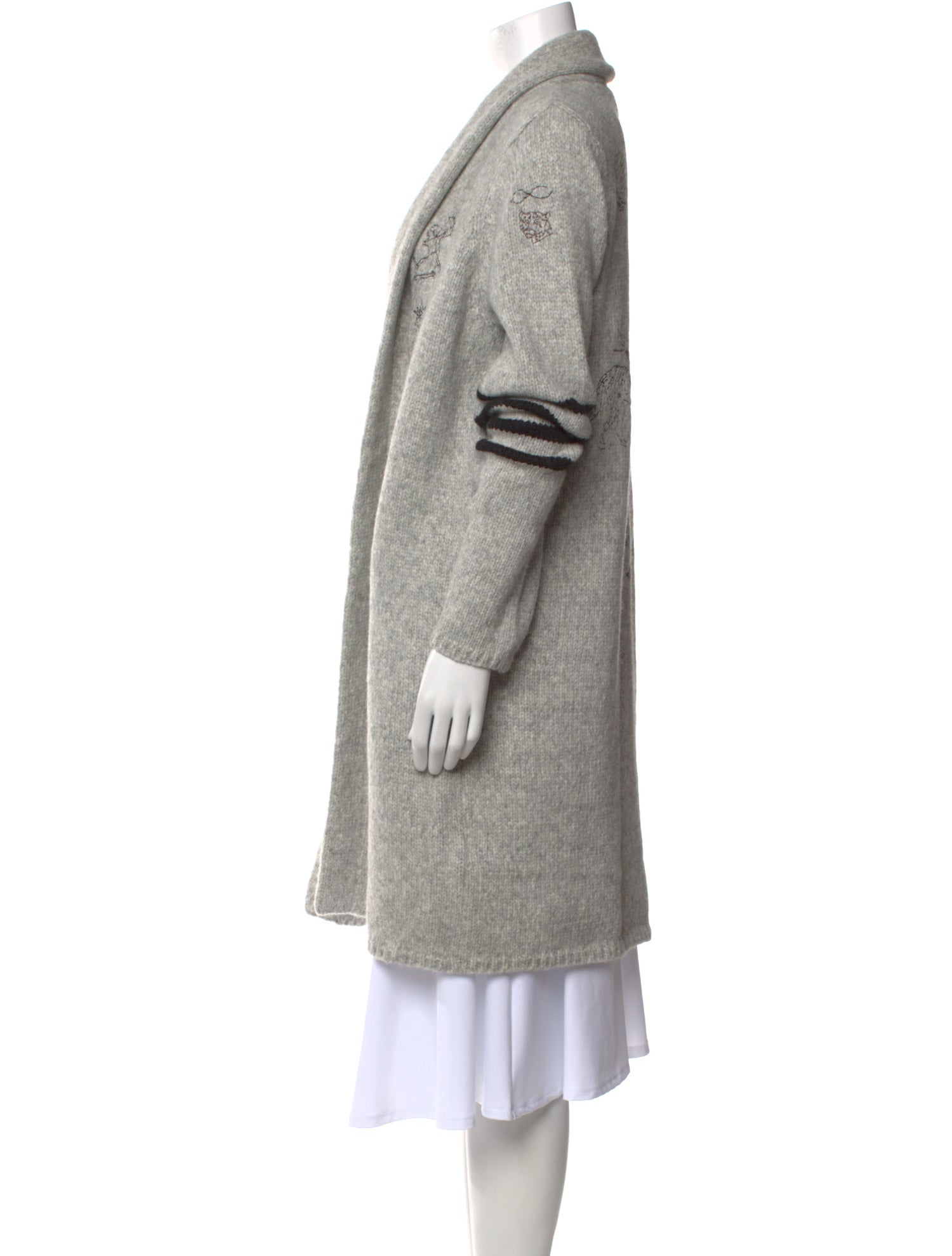 Mother Alpaca Striped Sweater