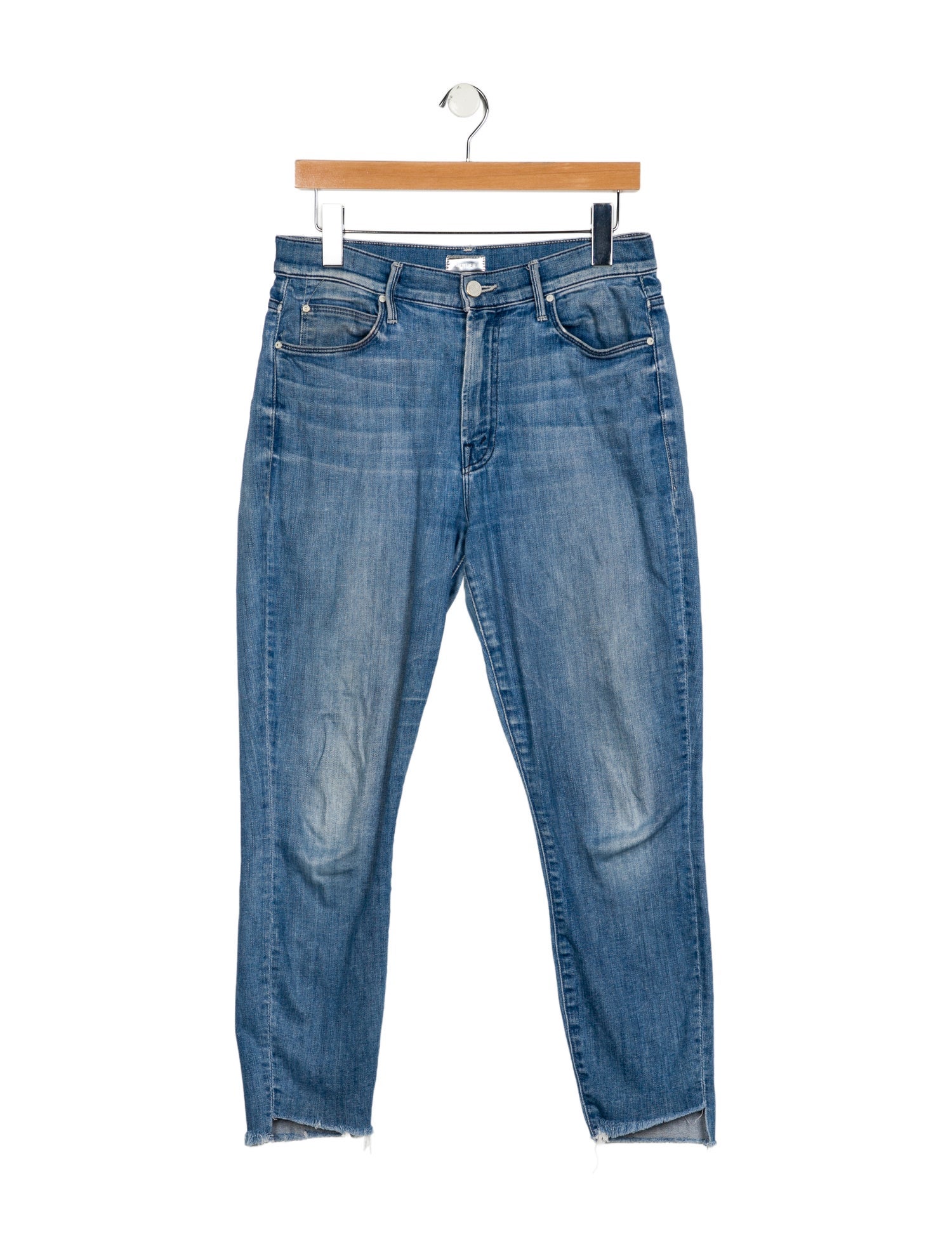 Mother Mid-Rise Skinny Leg Jeans