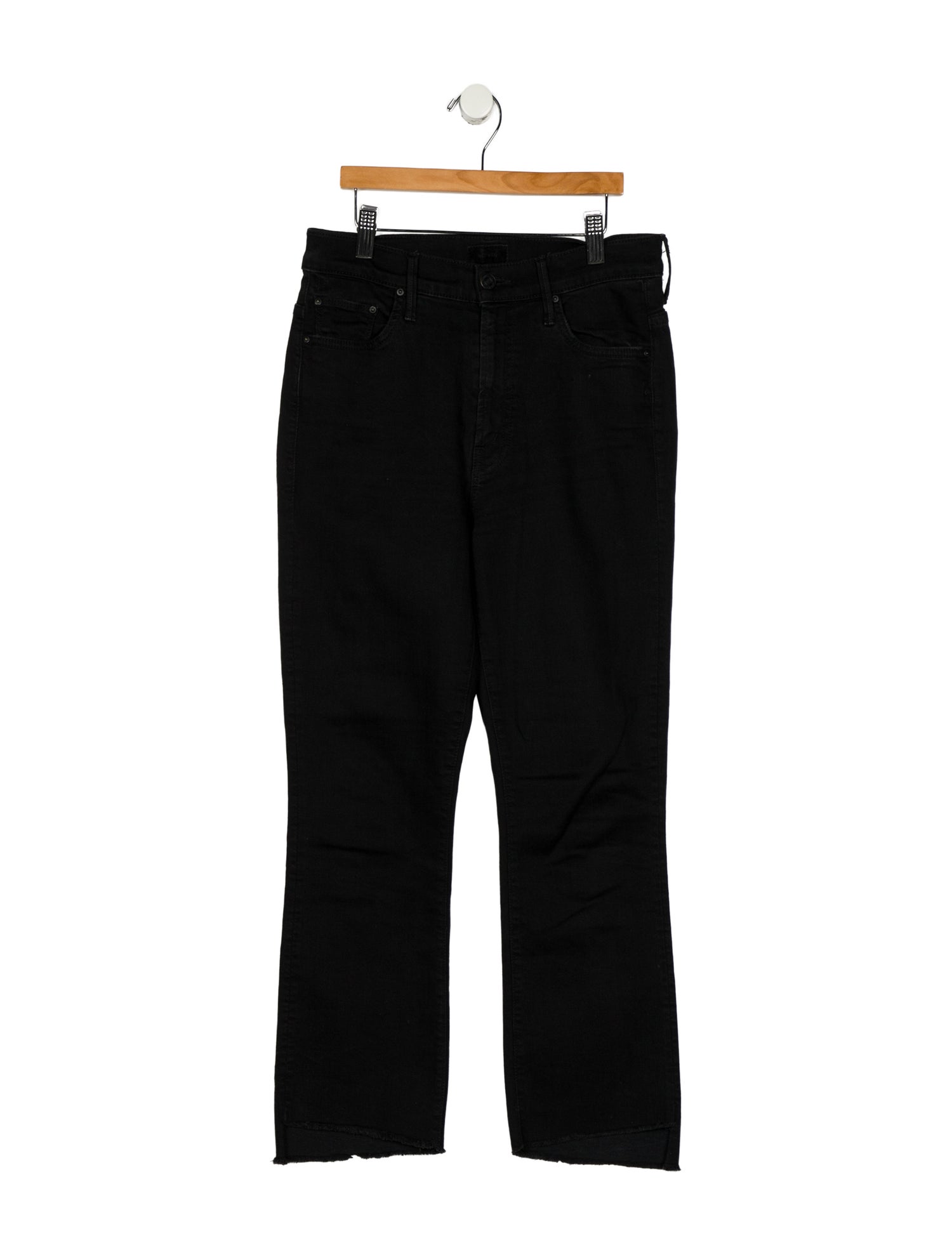 Mother Mid-Rise Straight Leg Jeans