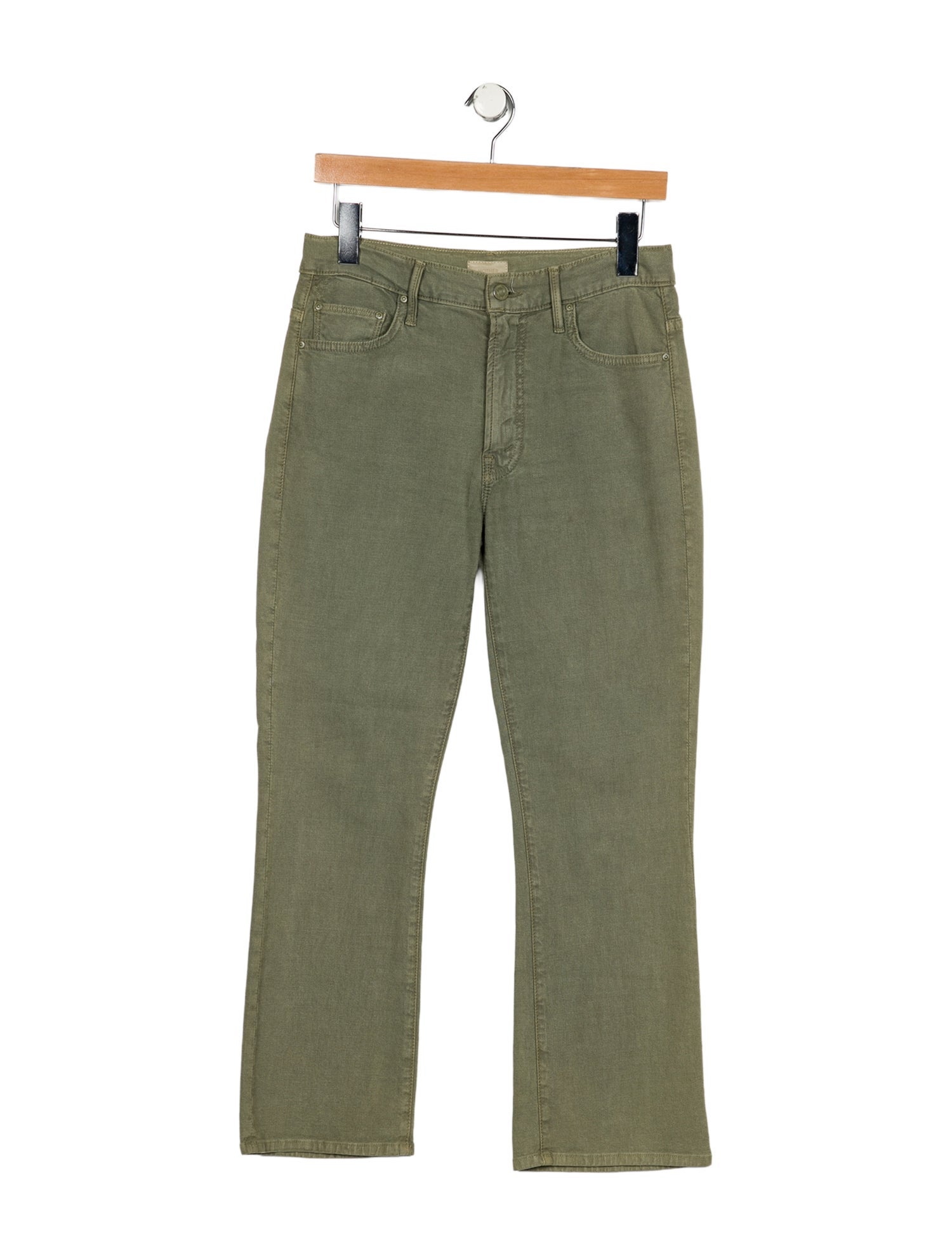 Mother Mid-Rise Wide Leg Jeans