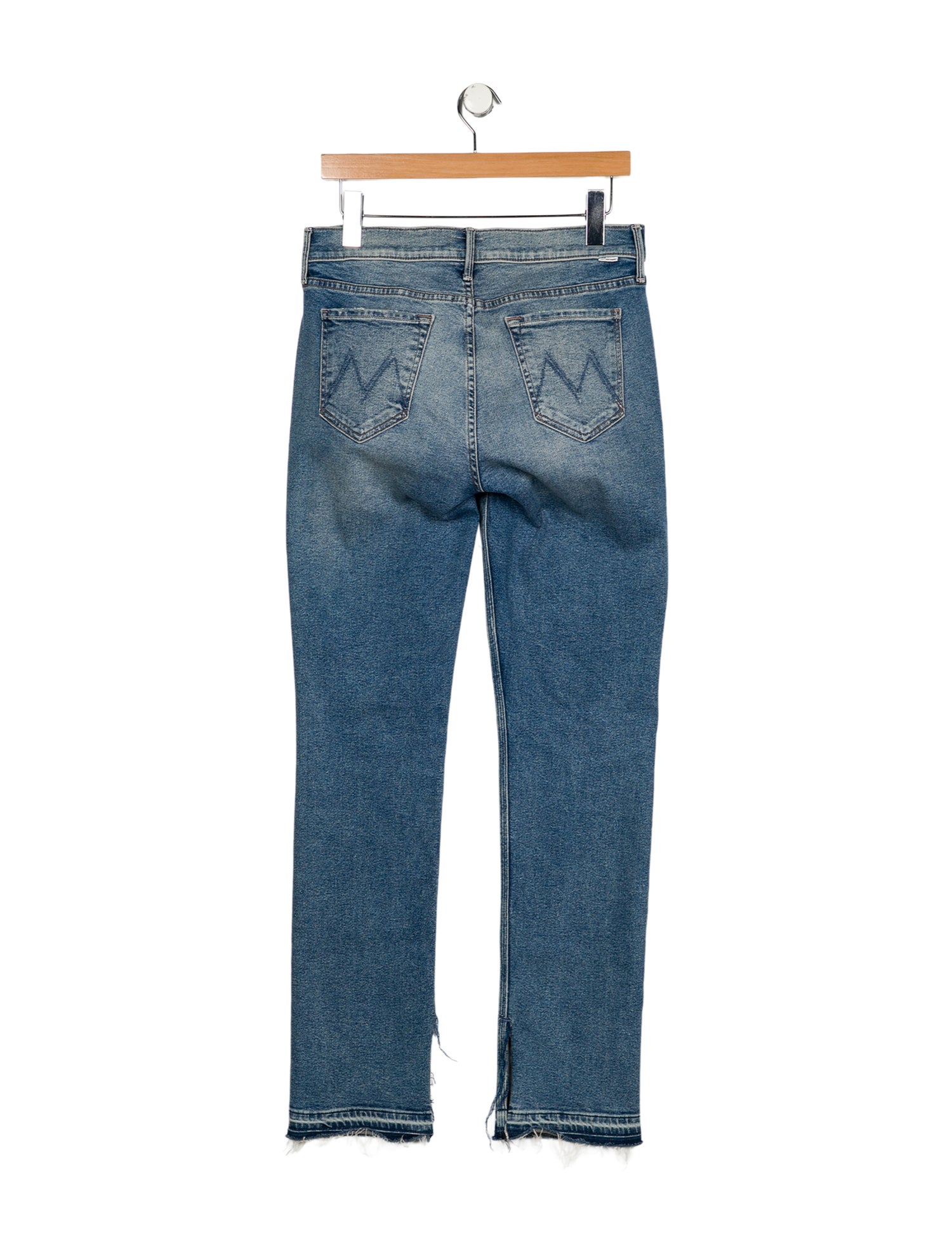 Mother Mid-Rise Straight Leg Jeans