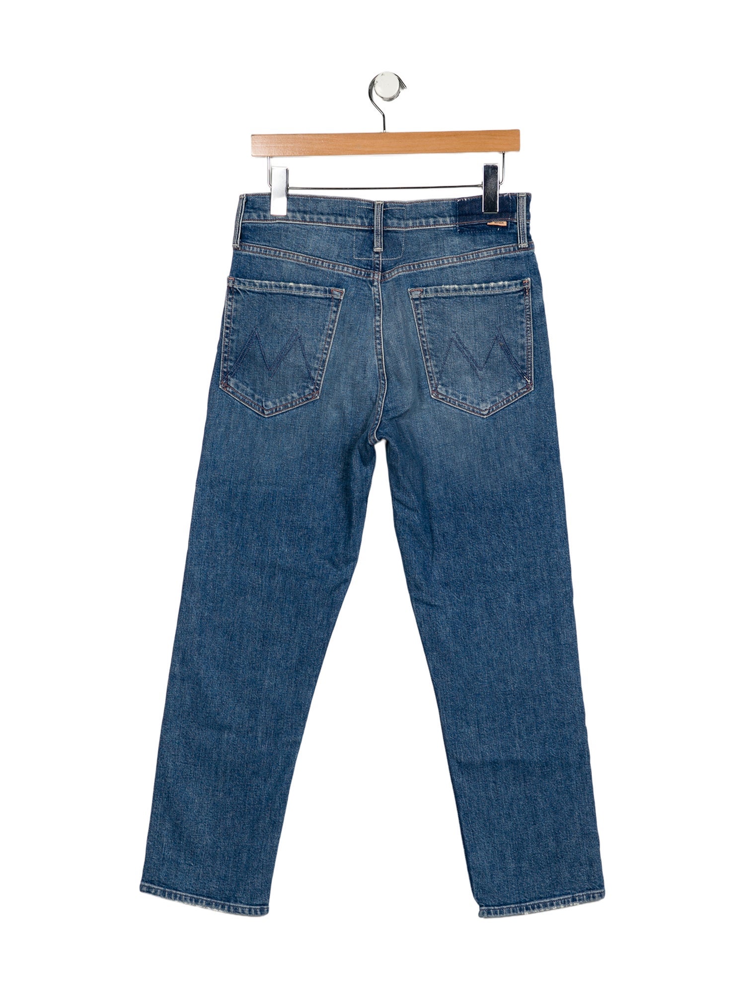 Mother High-Rise Straight Leg Jeans