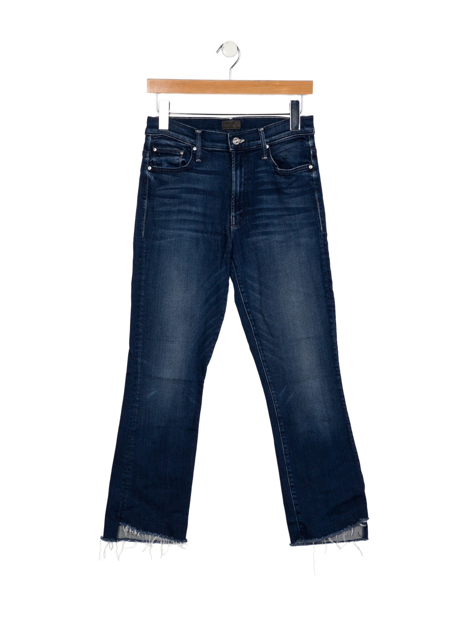 Mother Mid-Rise Straight Leg Jeans