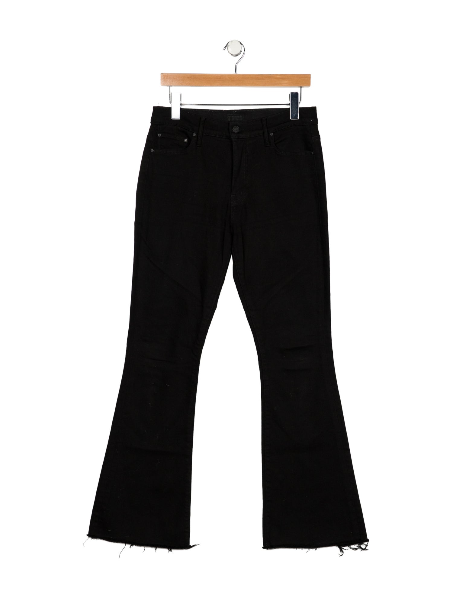 Mother Mid-Rise Wide Leg Jeans