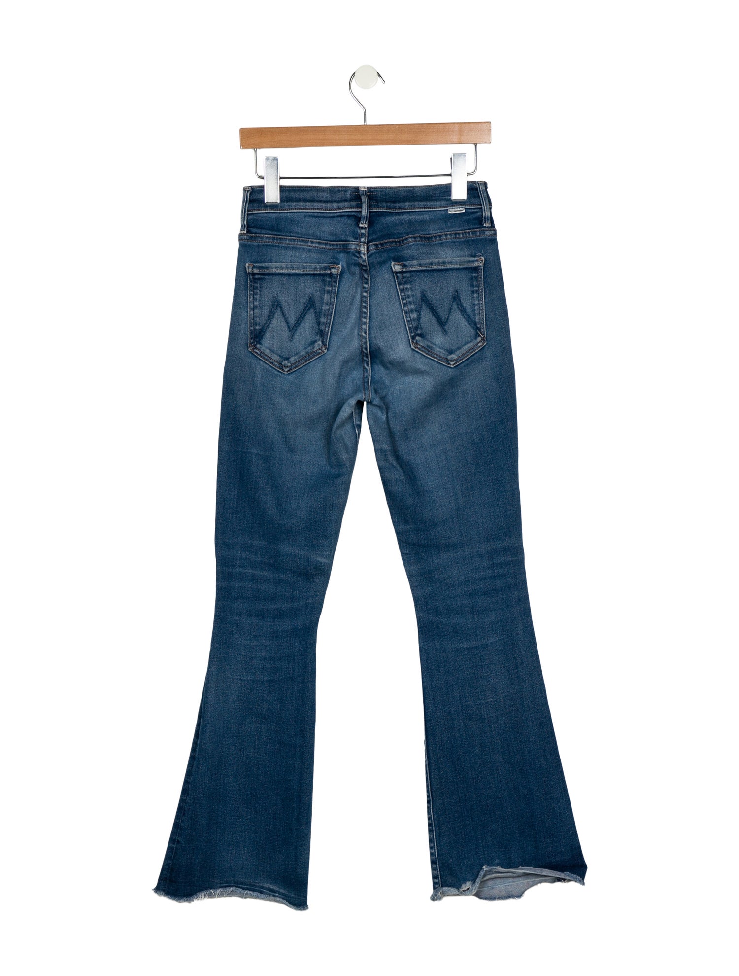 Mother Mid-Rise Wide Leg Jeans