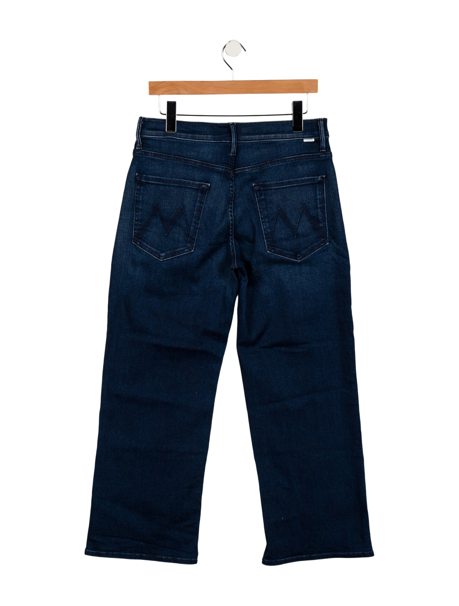 Mother Mid-Rise Wide Leg Jeans