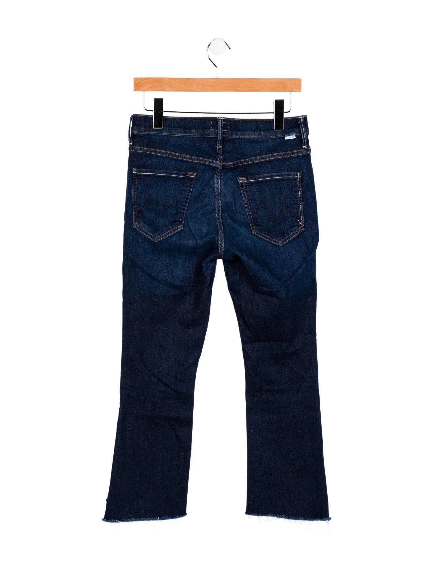 Mother Mid-Rise Straight Leg Jeans