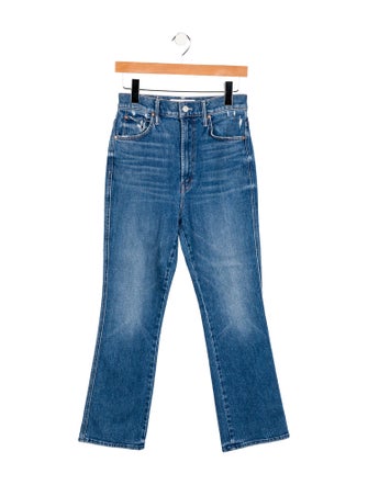 Mother High-Rise Straight Leg Jeans