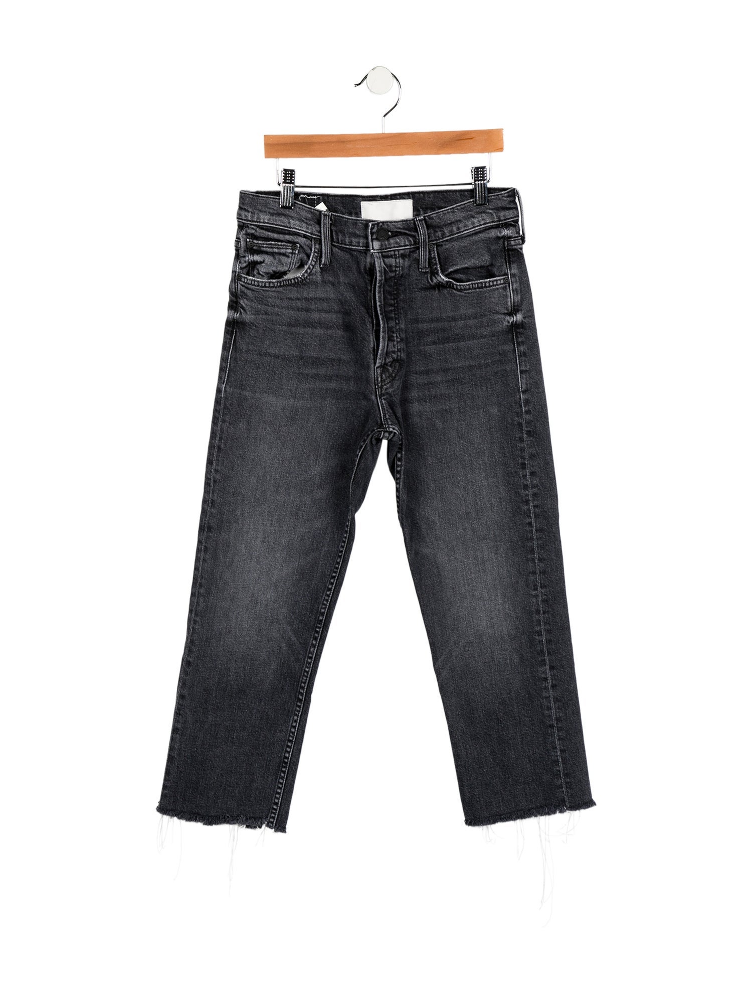 Mother Mid-Rise Straight Leg Jeans