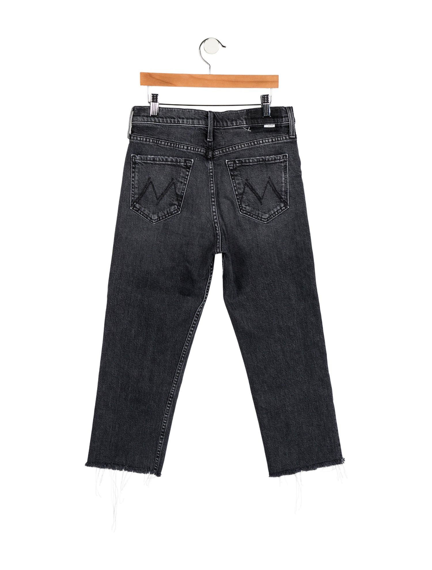 Mother Mid-Rise Straight Leg Jeans